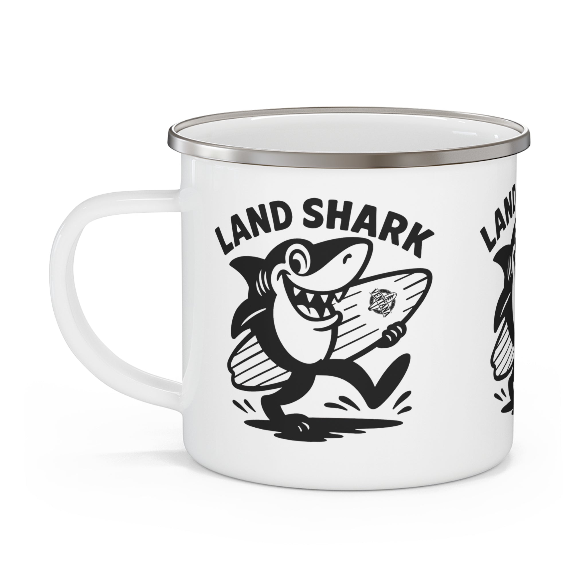 Land Shark Enamel Camping Mug (12oz - small)