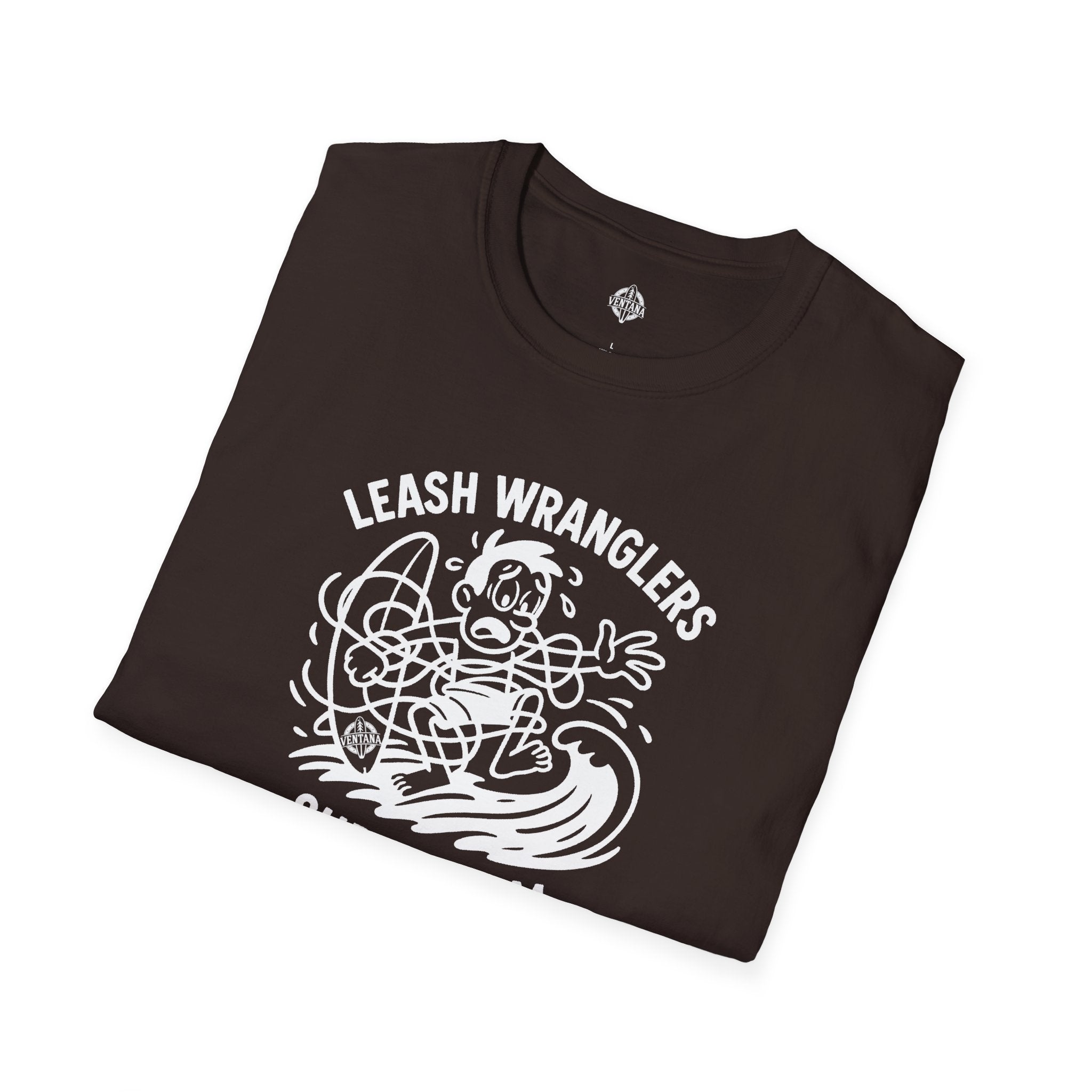 Leash Wranglers Surf Team Unisex - Soft Style U.S. Cotton T-Shirt