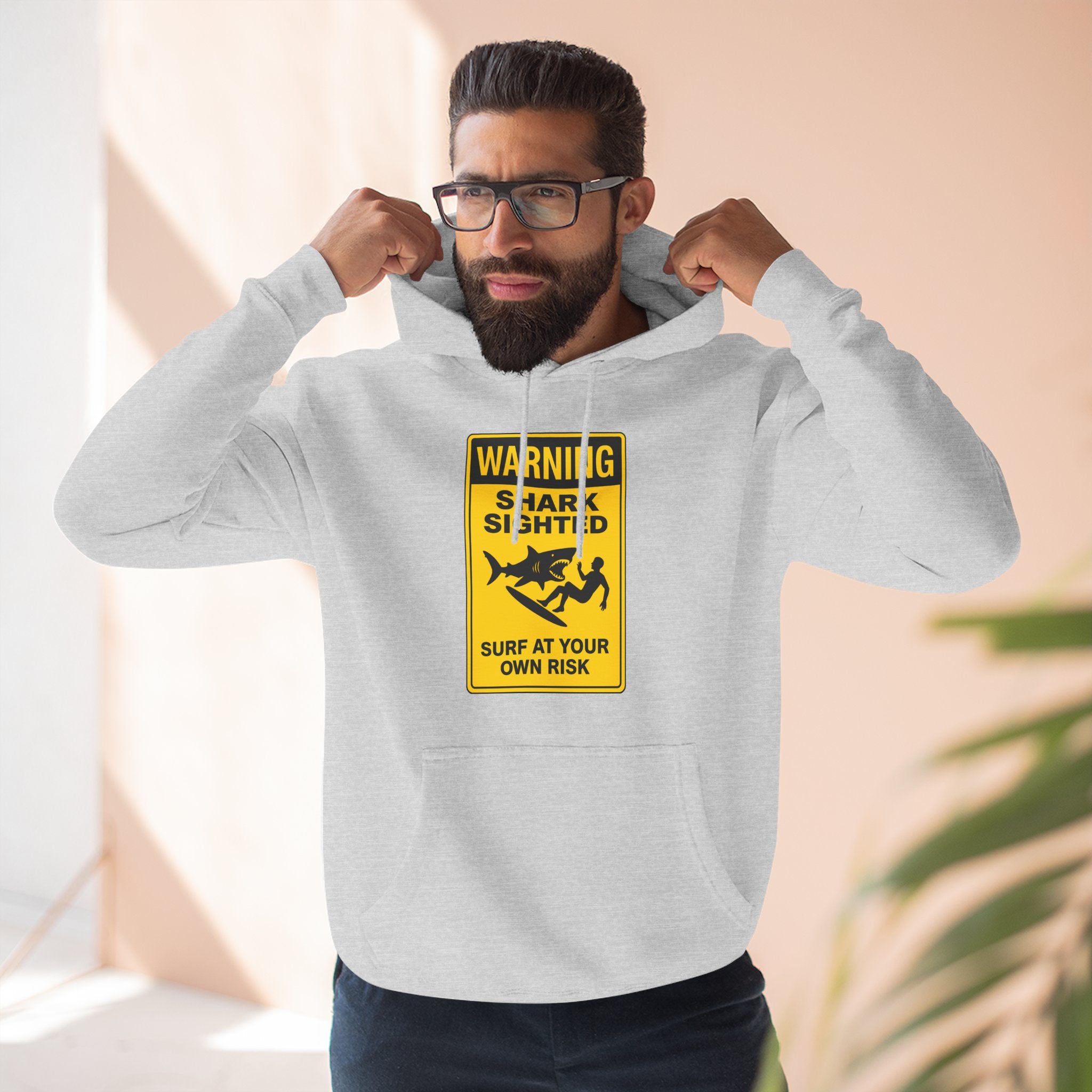 Shark Sighted fleece hoodie image 19