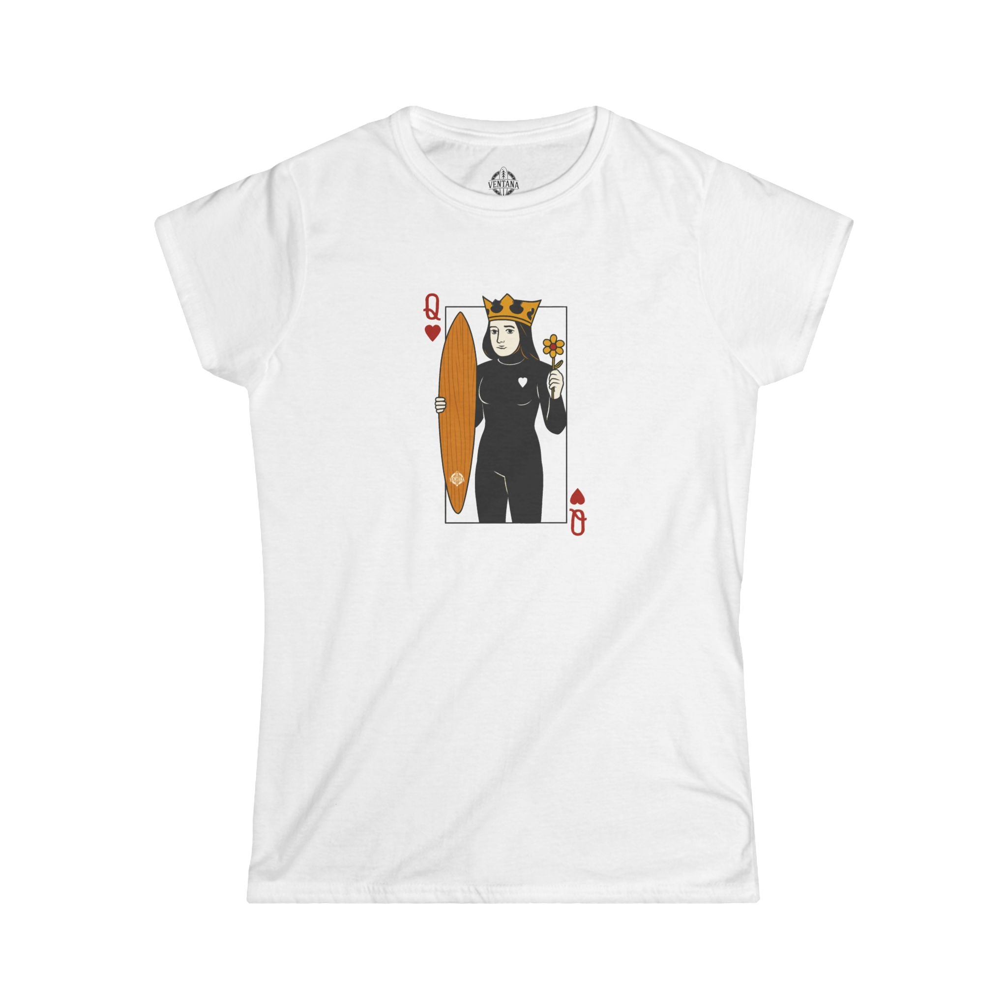 Queen of Hearts Surfer women&