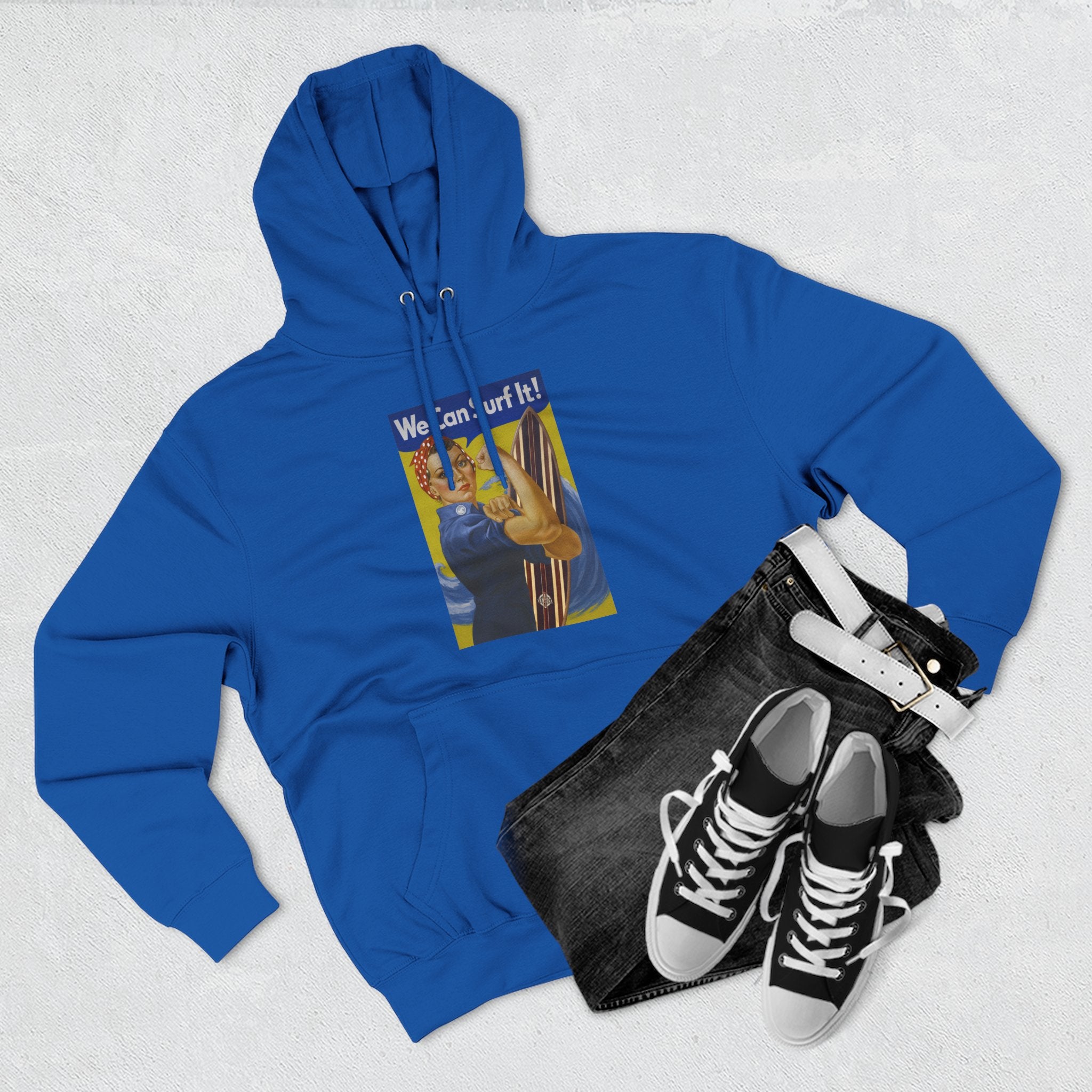 Rosie the Surfer Fleece Hoodie