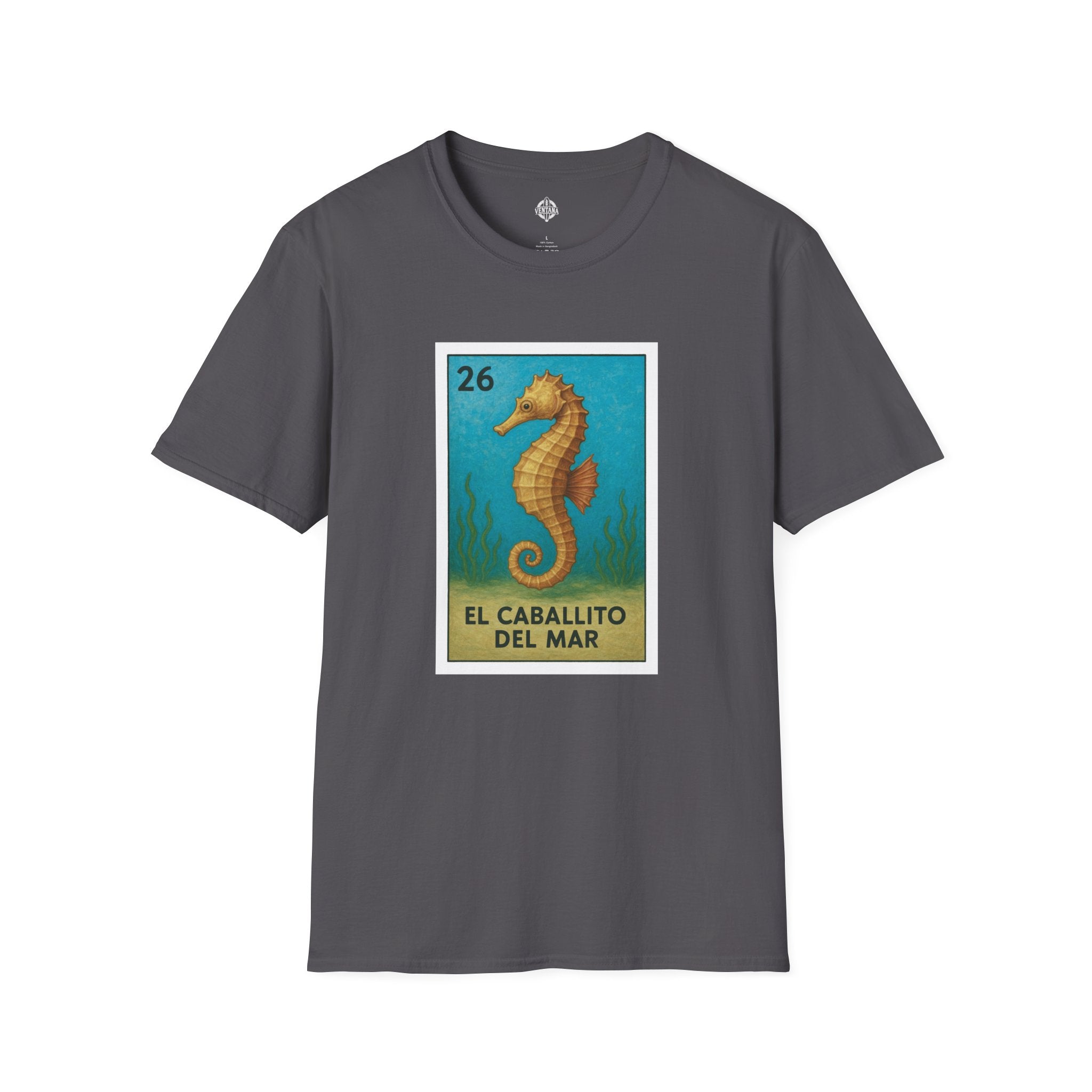 Seahorse Lotería cotton t-shirt image 13