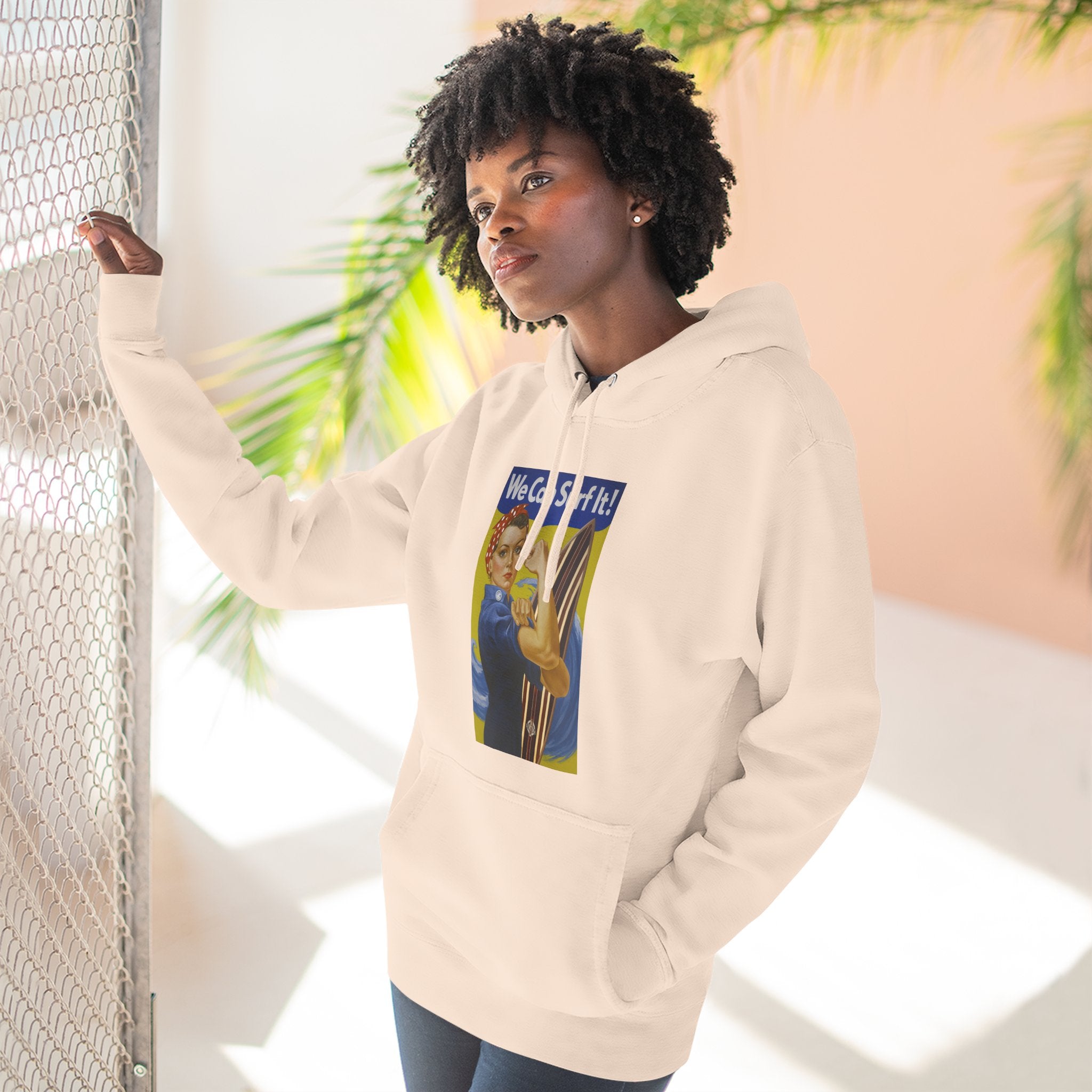 Rosie the Surfer Fleece Hoodie