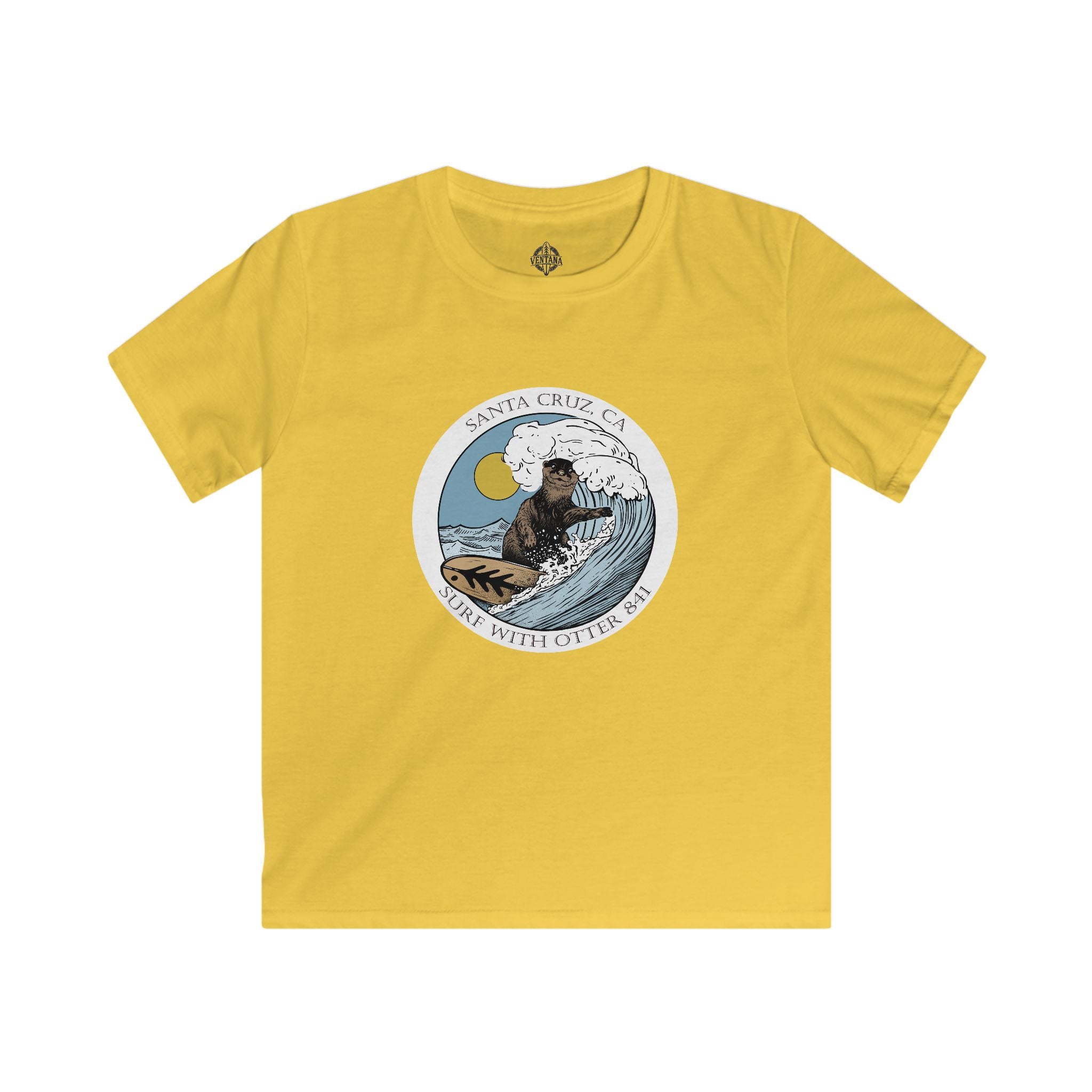 Surf with Otter 841 kids t-shirt image 7