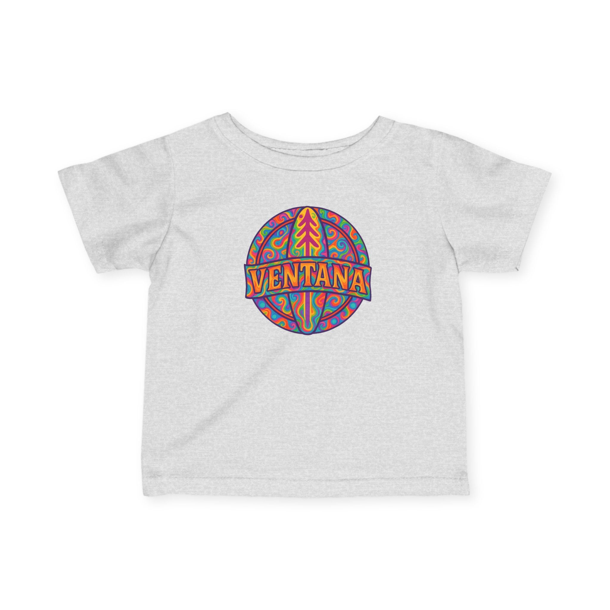 Ventana Psychedelic Treefish Logo infant cotton t-shirt image 5