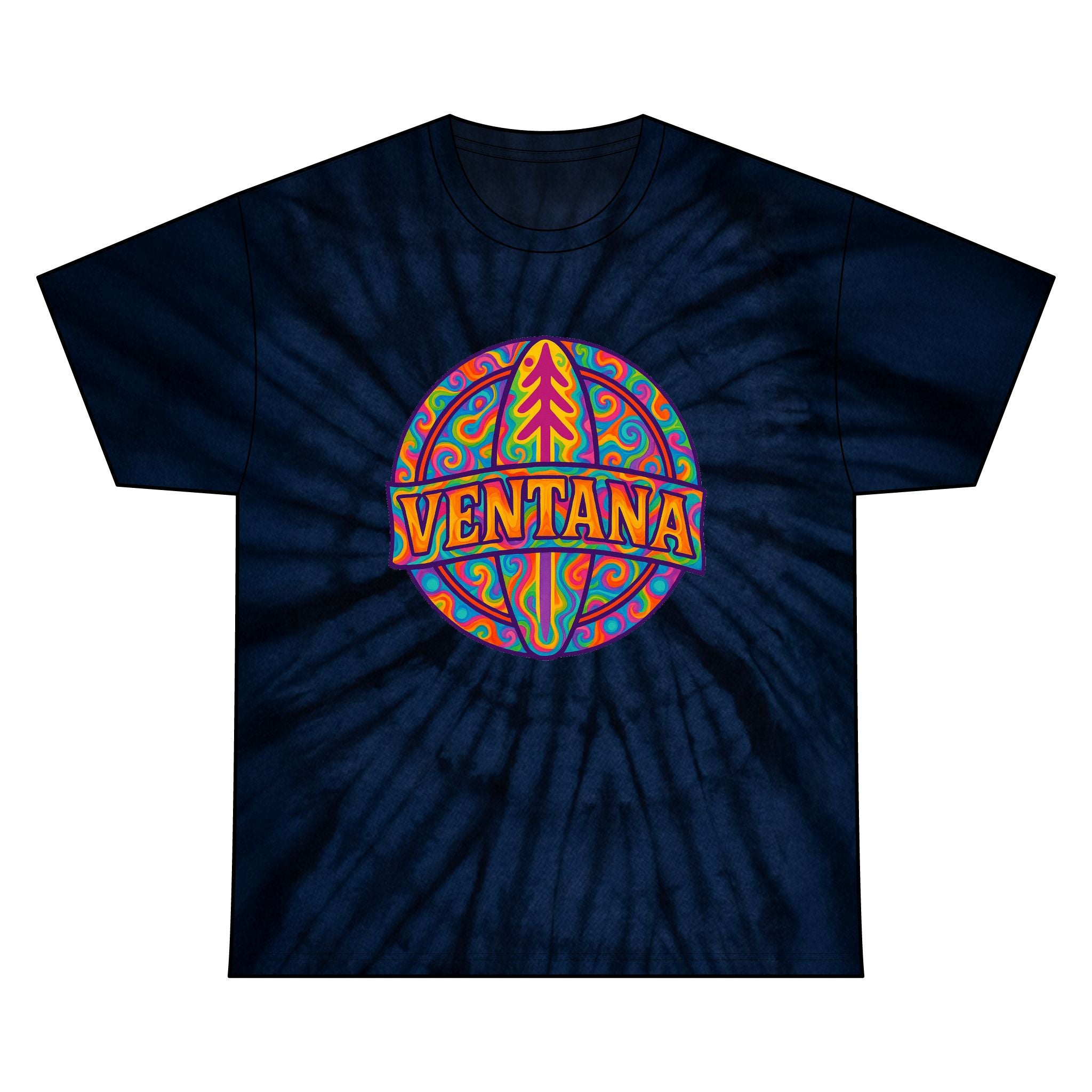 Ventana Psychedelic Treefish Logo cotton t-shirt image 4