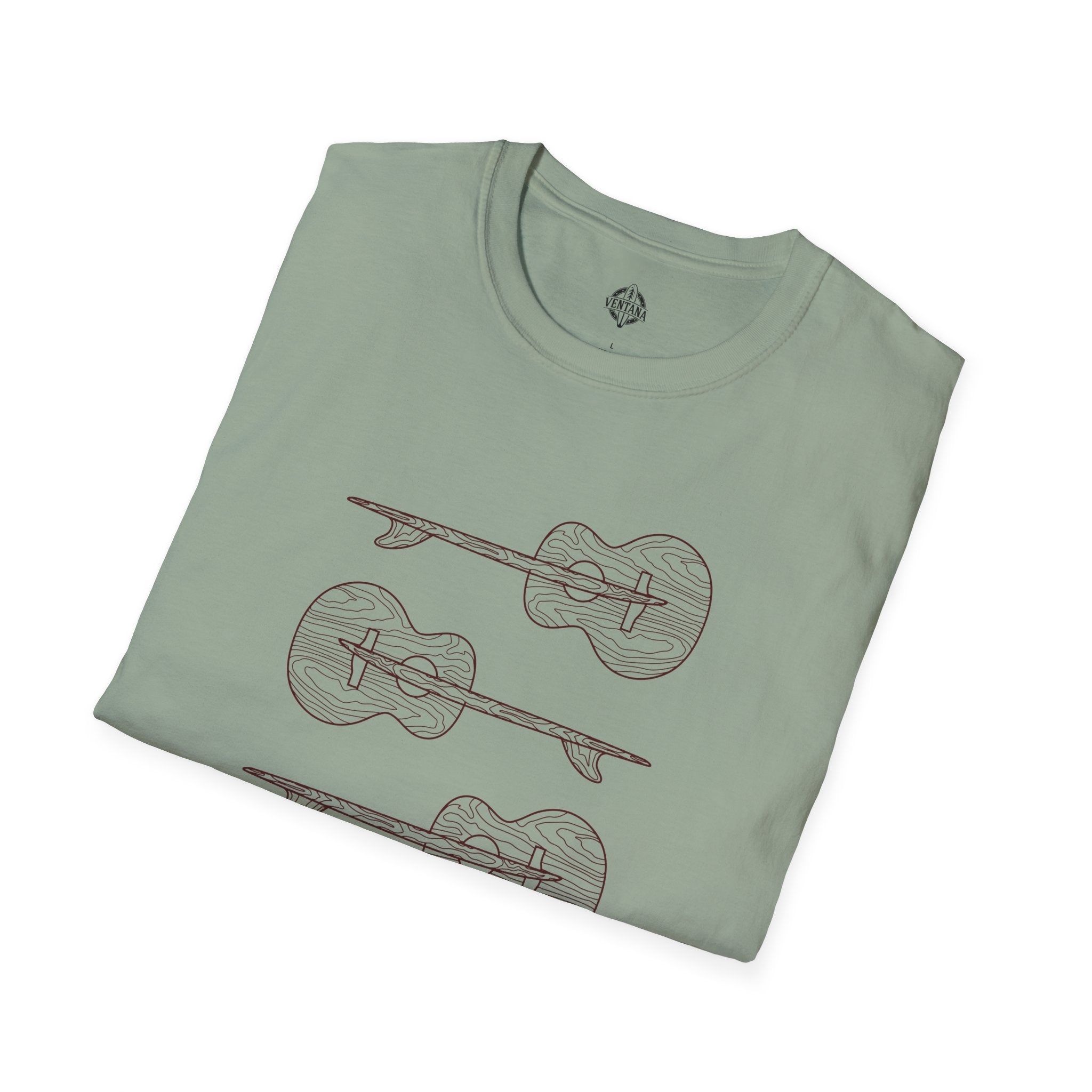 Santa Cruz Guitar Collab Soft Style U.S. Cotton T-Shirt