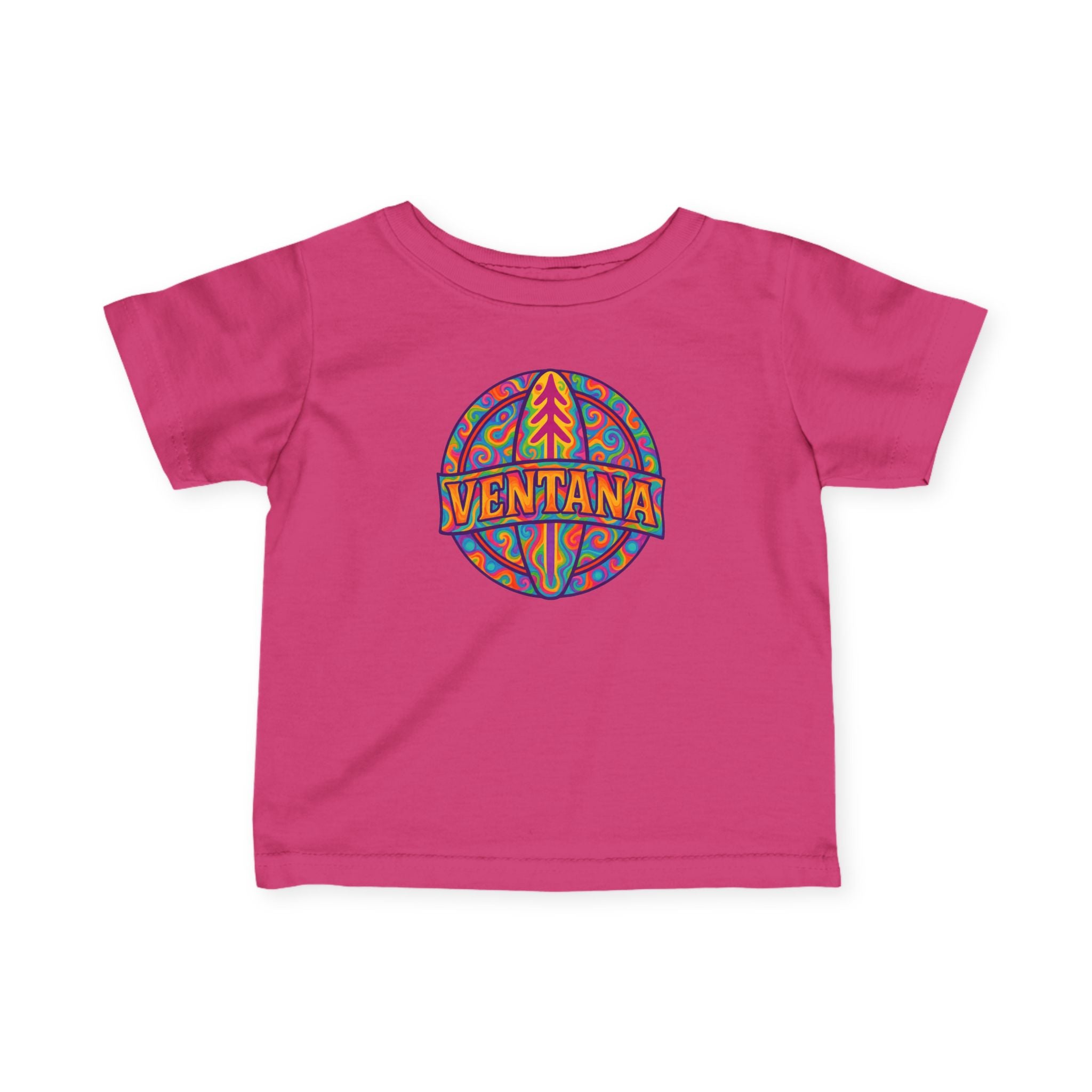 Ventana Psychedelic Treefish Logo infant cotton t-shirt image 17