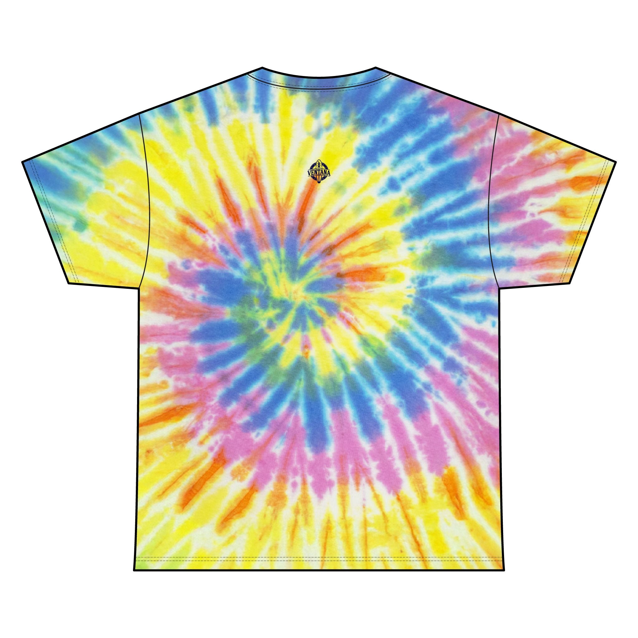 Aptos California Classic Unisex Tie Dye - 100% Cotton T-Shirt