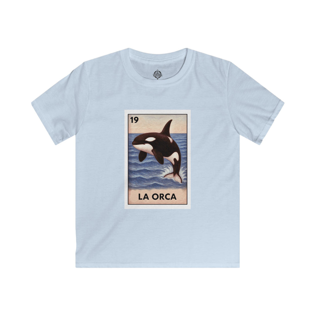 Orca Lotería Kids - Soft Style U.S. Cotton T-Shirt (La Orca)