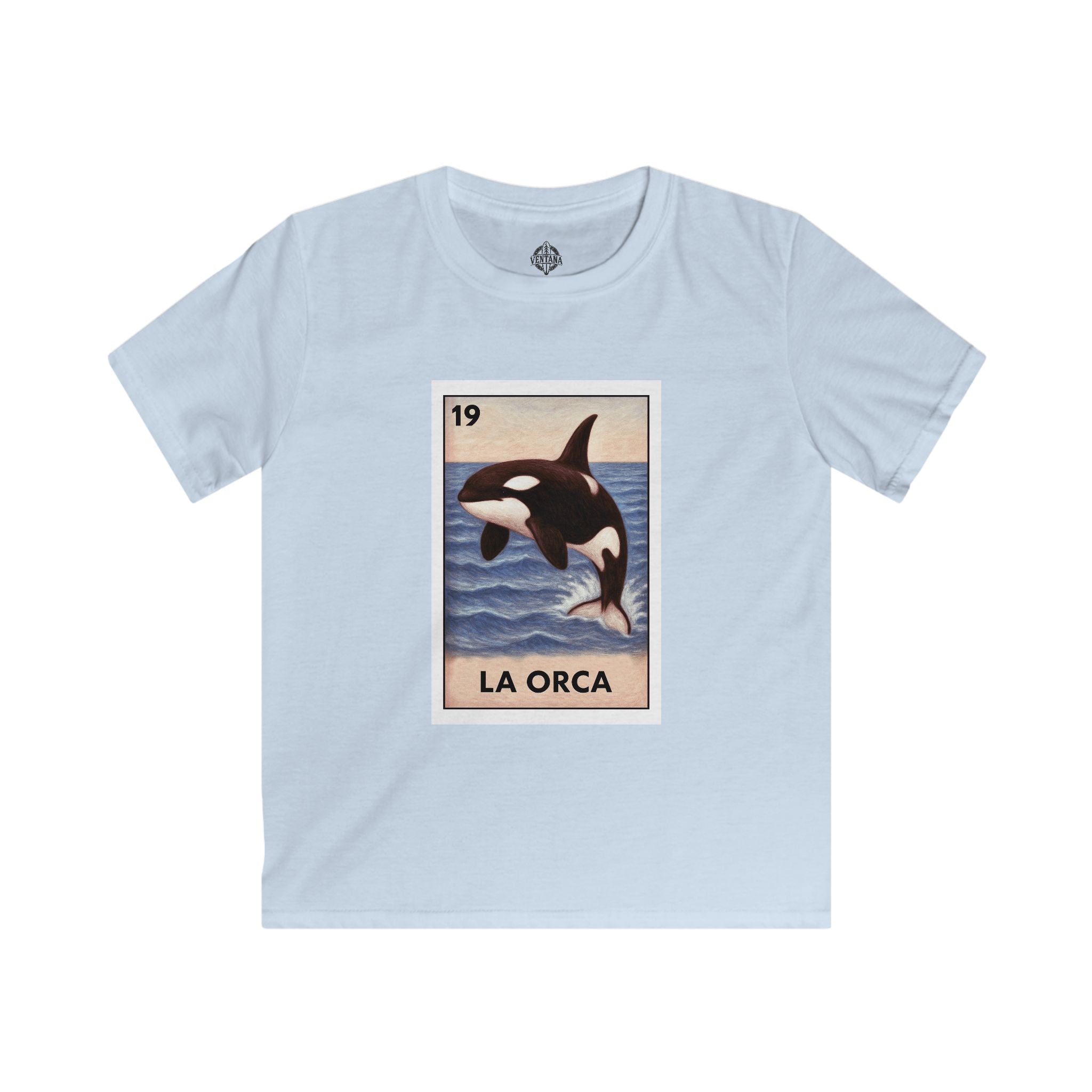 Orca Lotería kids soft style t-shirt image 2