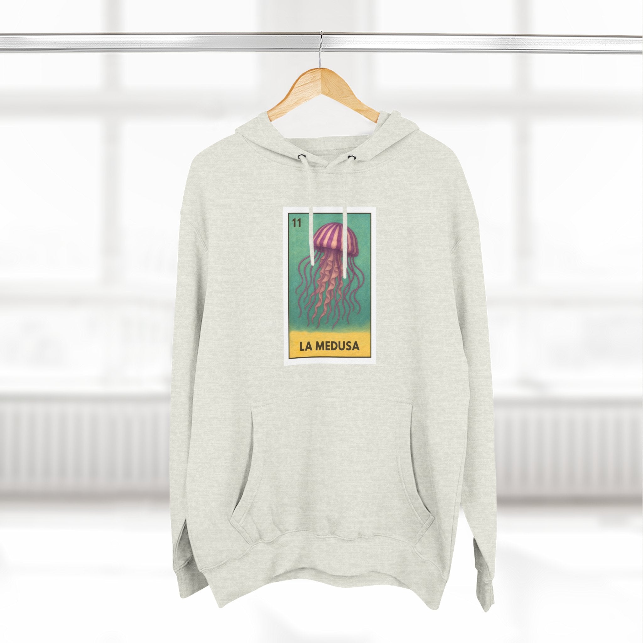 Sea Jelly Lotería Fleece Hoodie