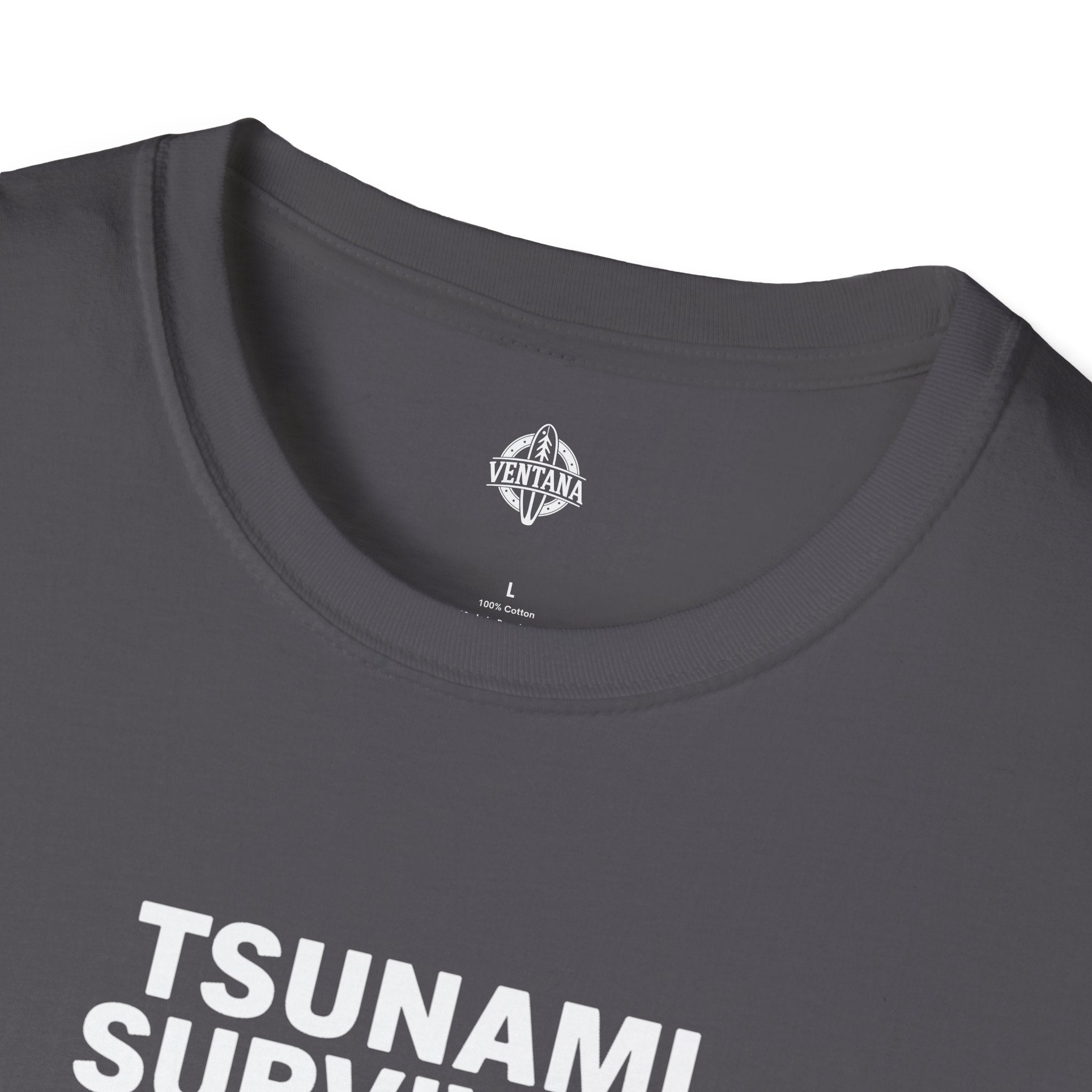 Tsunami Survivor Unisex - Soft Style U.S. Cotton T-Shirt