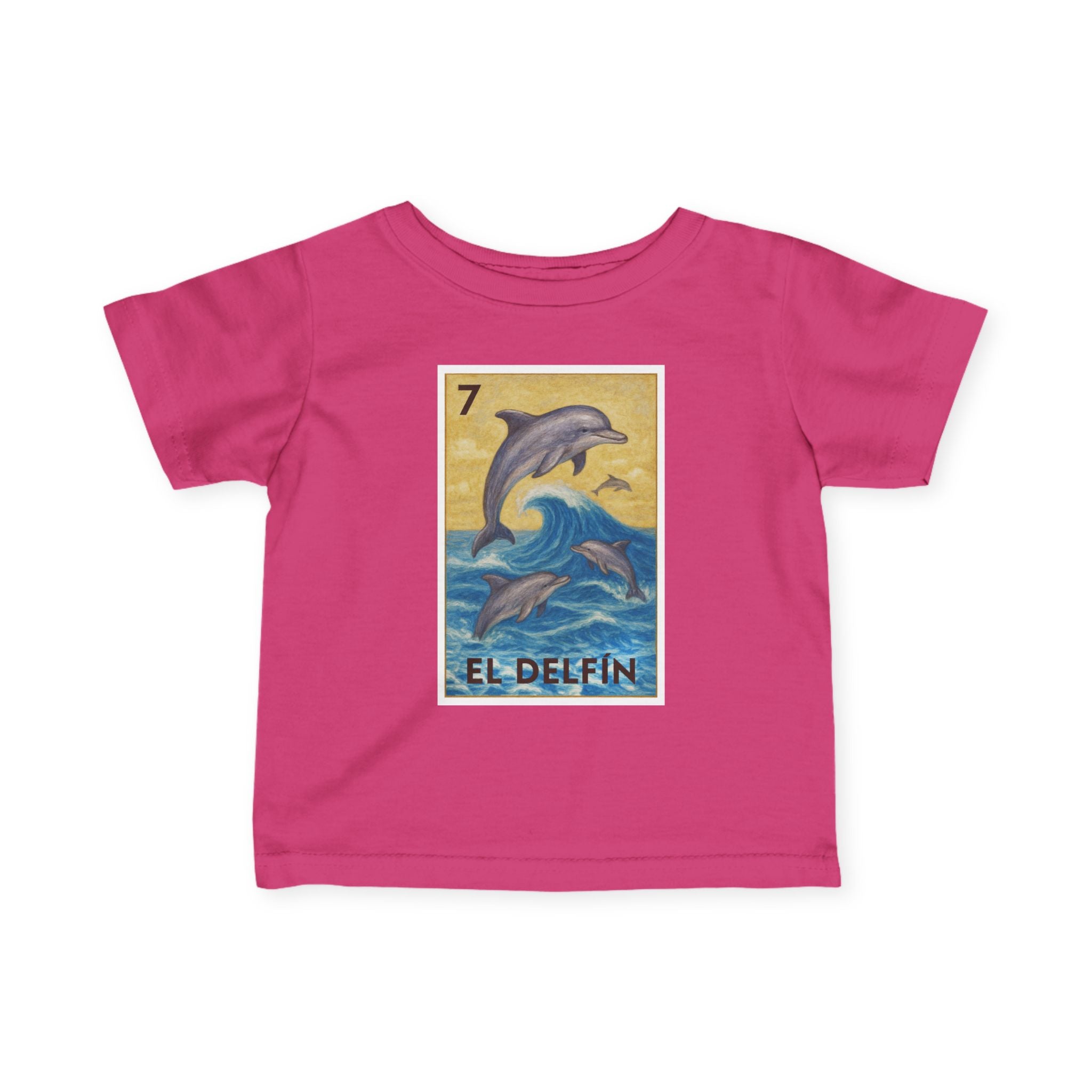 Dolphin Lotería infant cotton t-shirt image 15