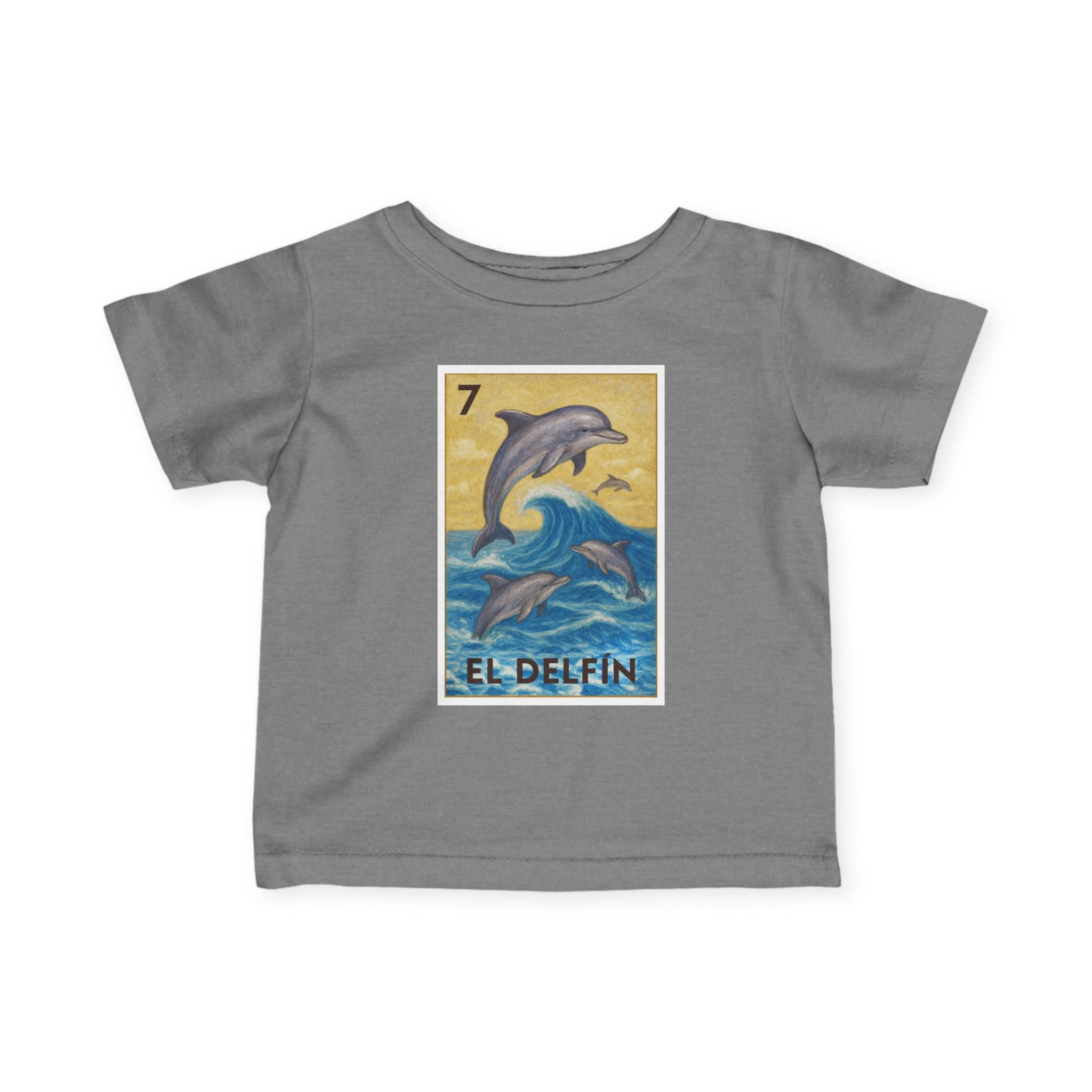 Dolphin Lotería infant cotton t-shirt image 10