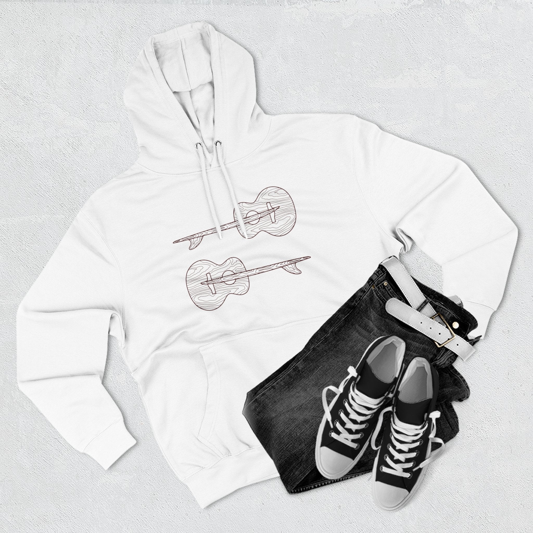 Ventana Santa Cruz Guitar Collab fleece hoodie image 12