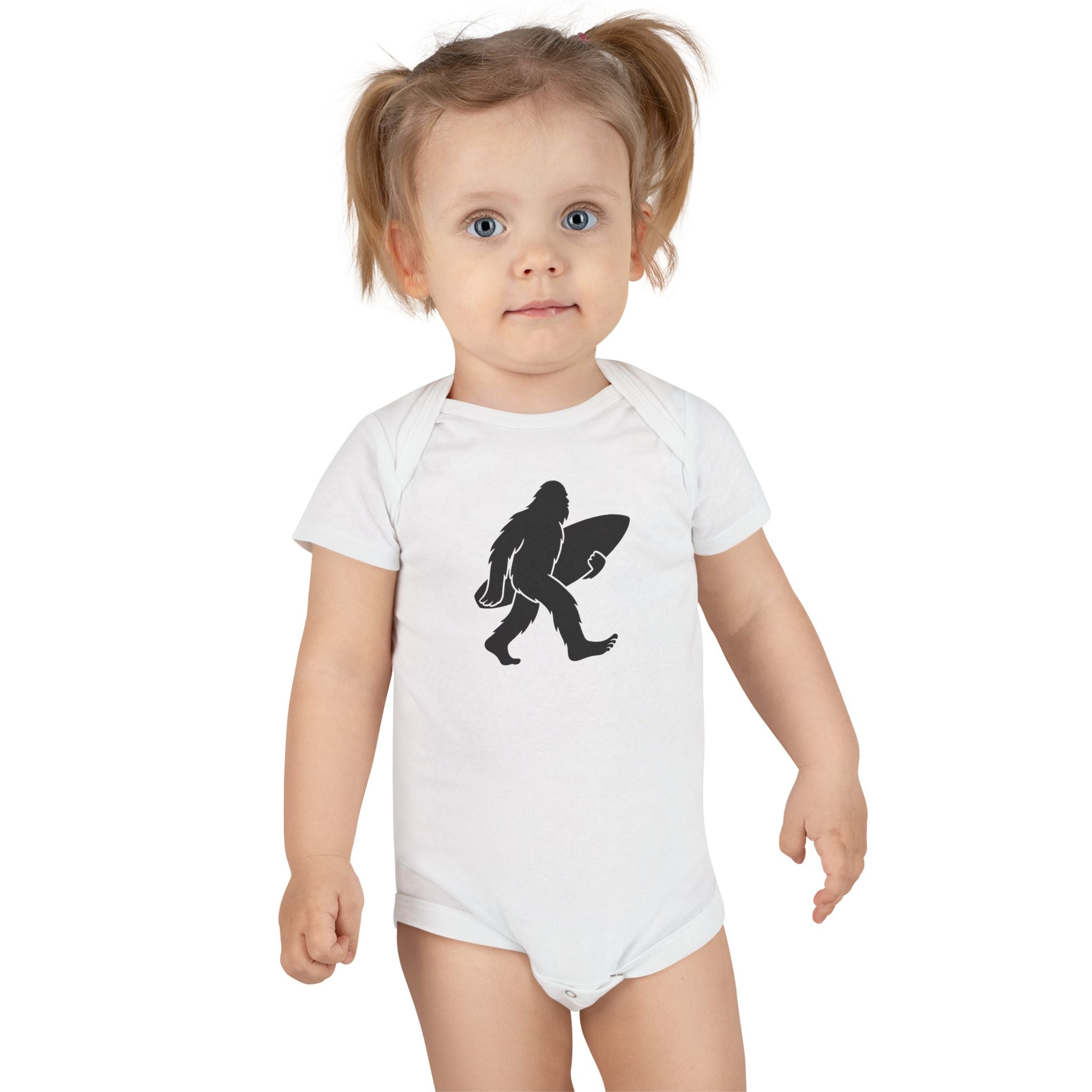 Ventana Surfsquatch baby cotton onesie image 7