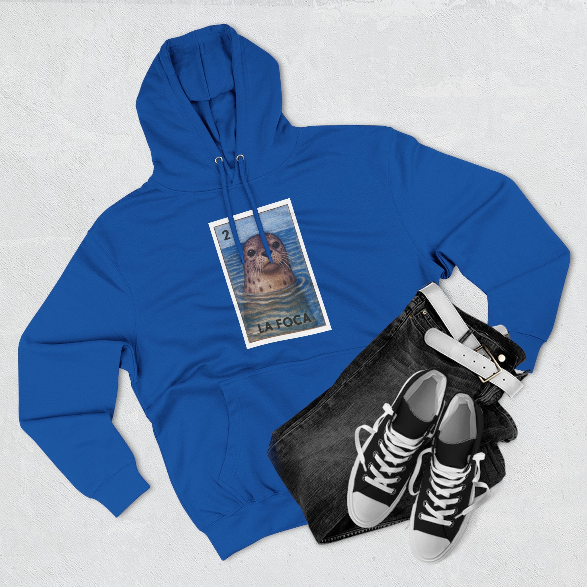 Seal Lotería Fleece Hoodie
