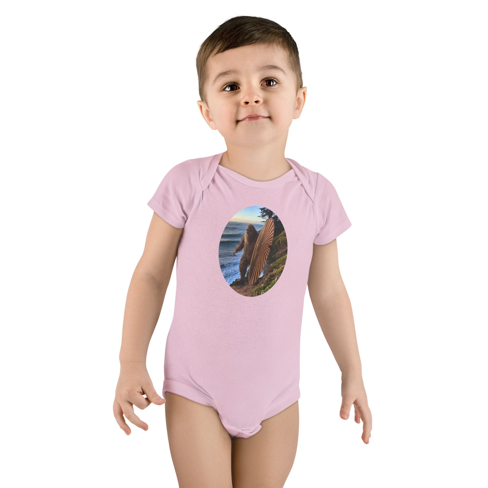 Ventana Real Surfsquatch baby cotton onesie image 15