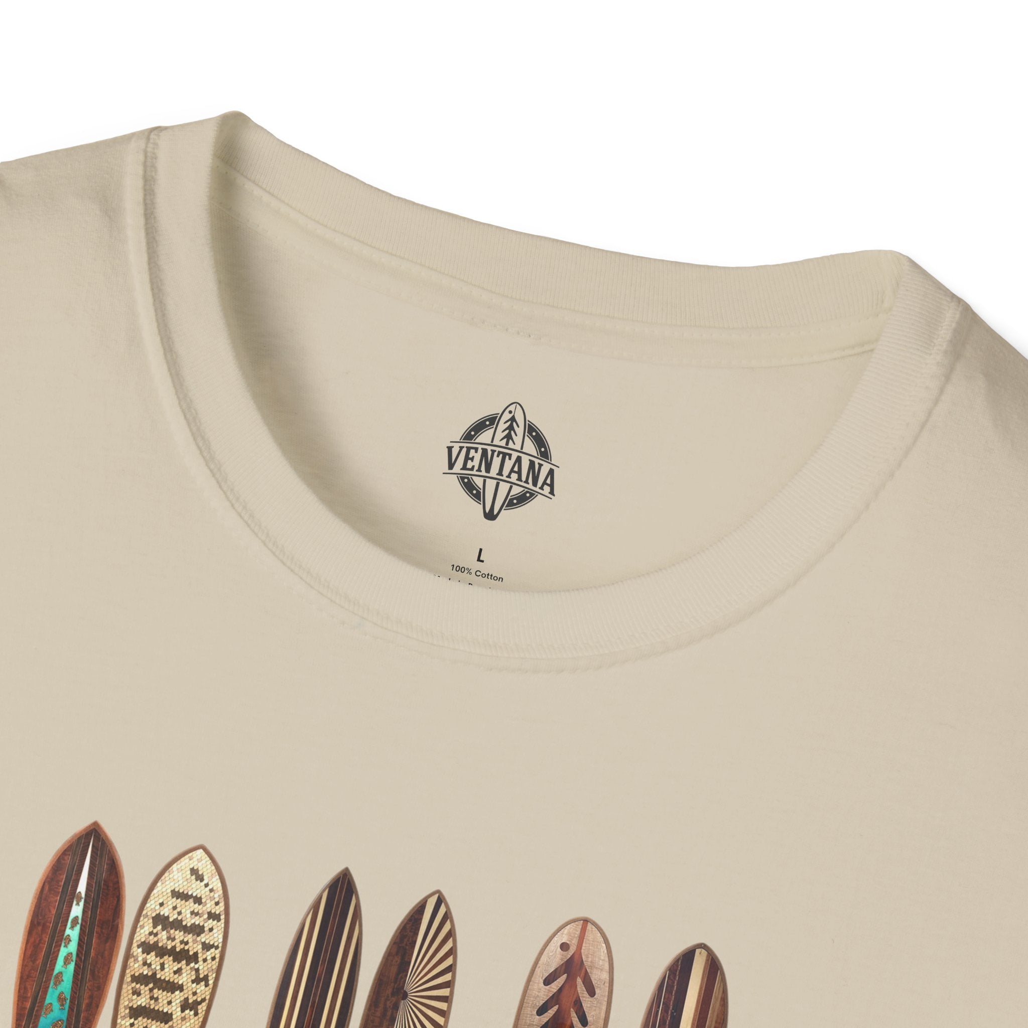 Ventana Wooden Surfboards Unisex - Soft Style U.S. Cotton T-Shirt