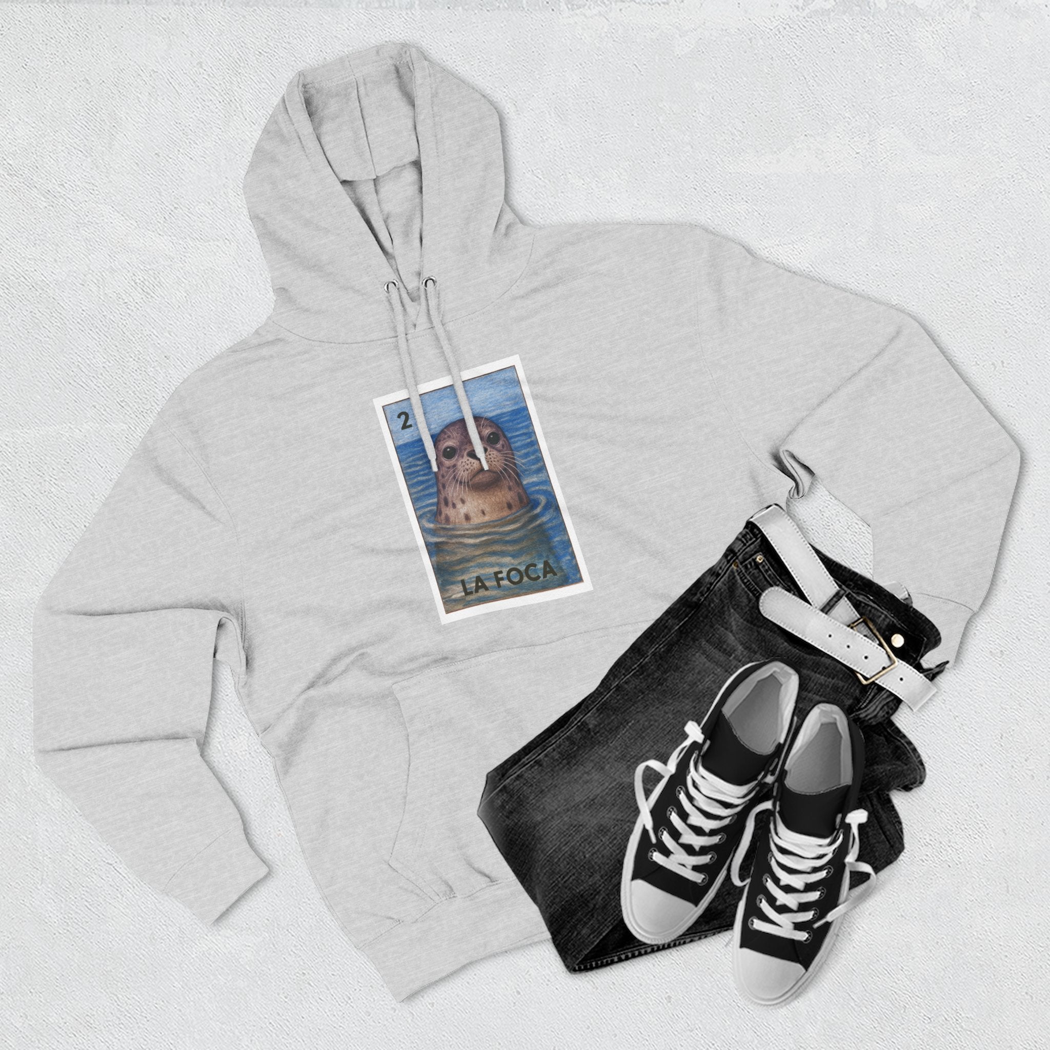 Seal Lotería fleece hoodie image 18