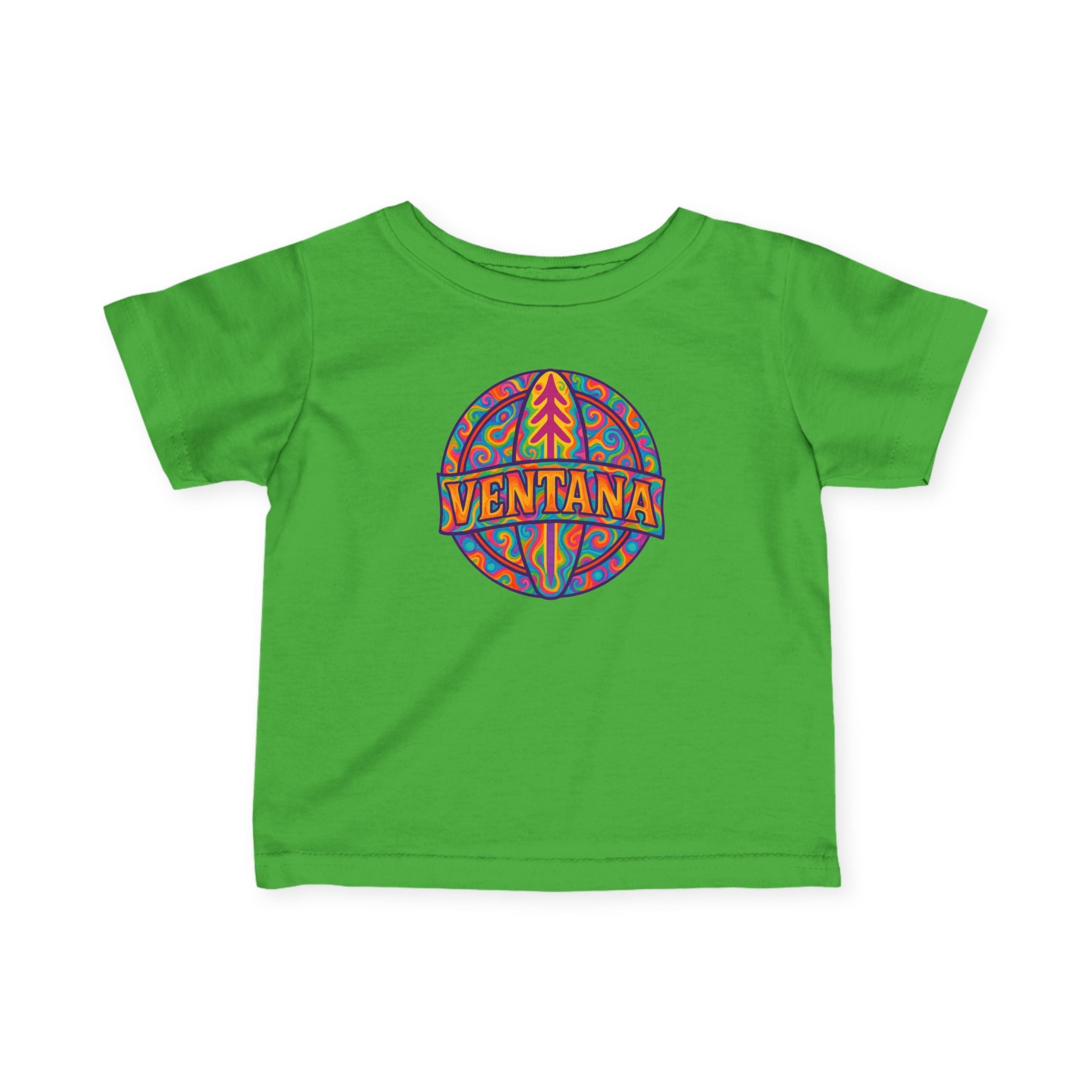 Ventana Psychedelic Treefish Logo infant cotton t-shirt image 8