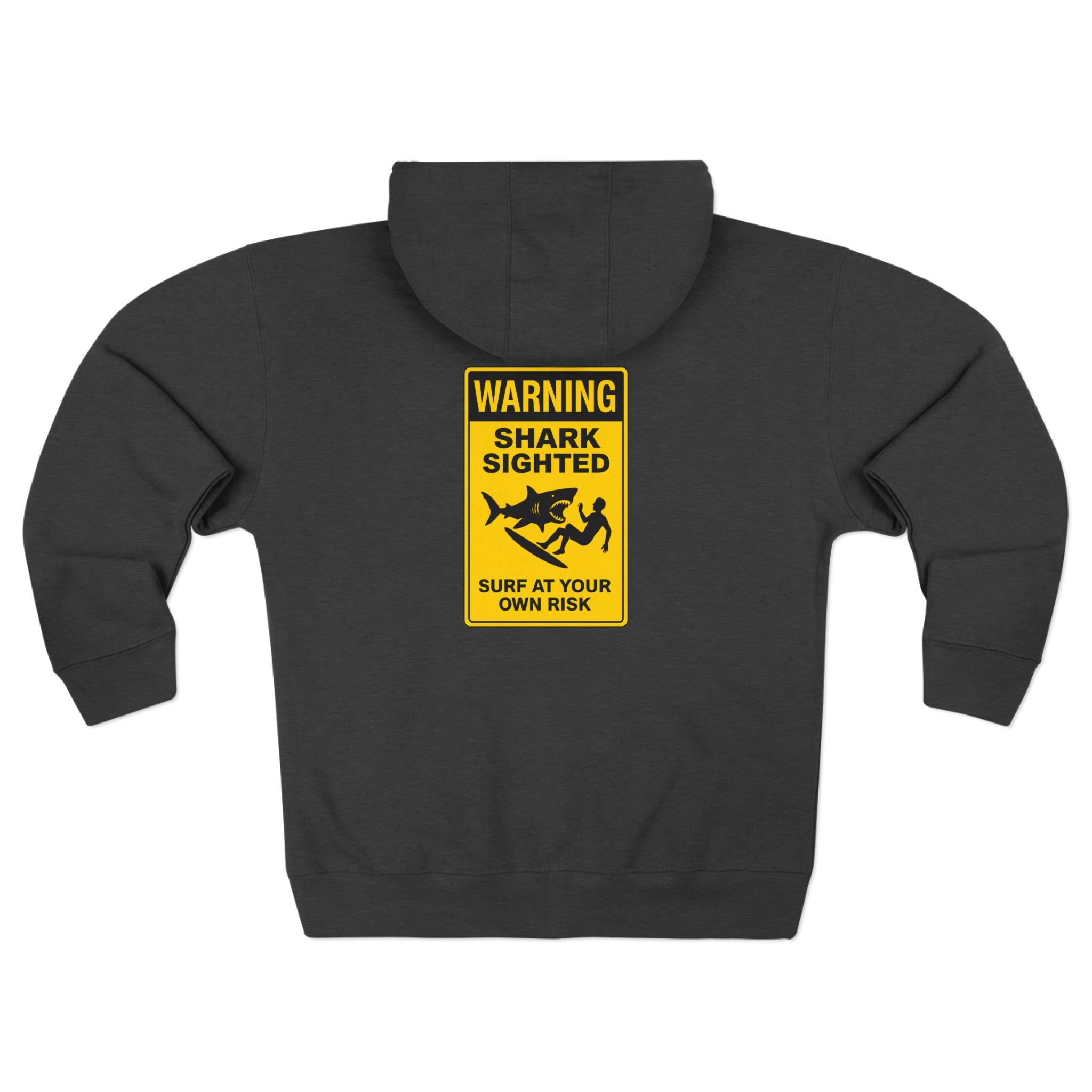 Shark Sighted zip fleece hoodie image 12