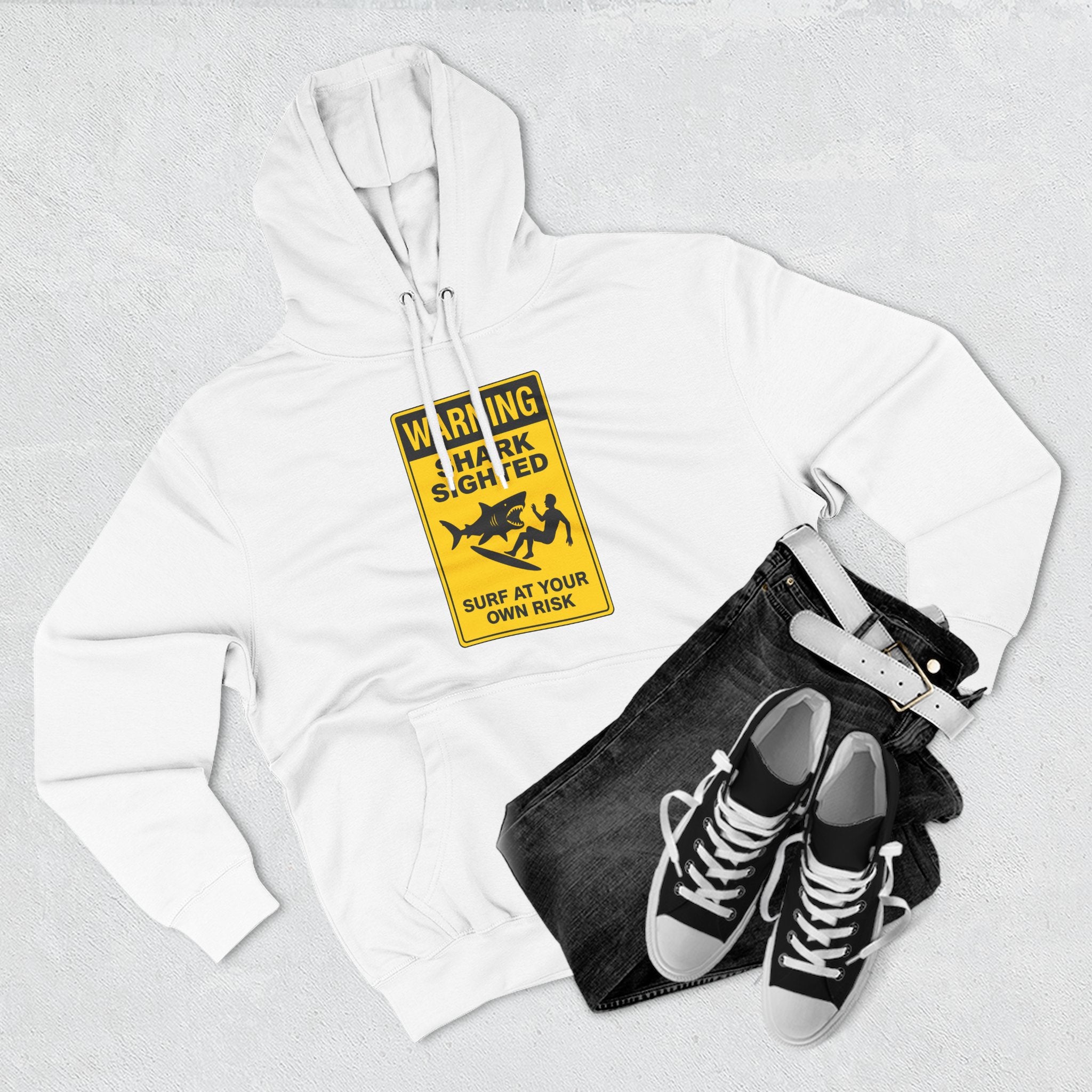 Shark Sighted fleece hoodie image 11