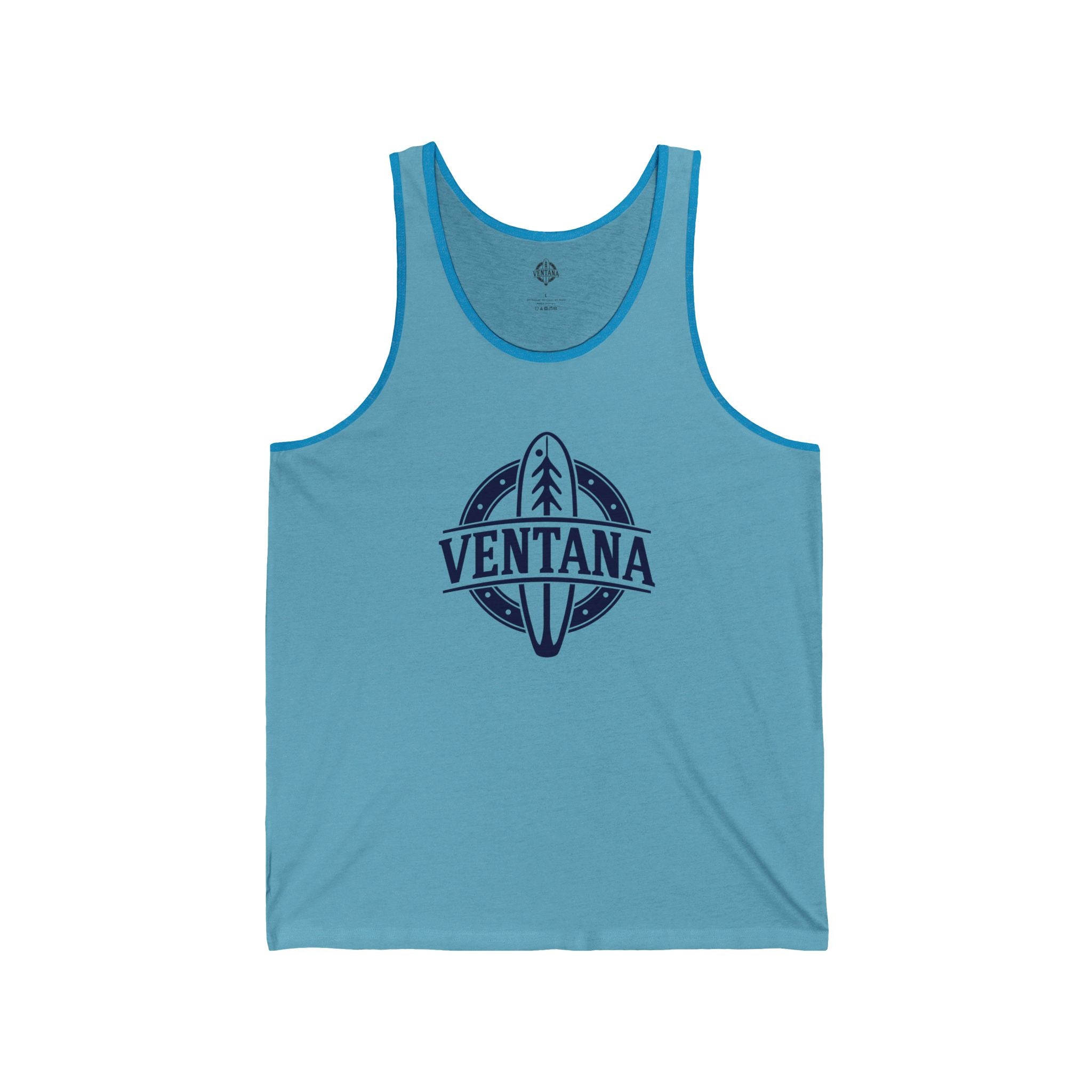 Ventana Psychedelic Treefish Logo jersey tank top image 2