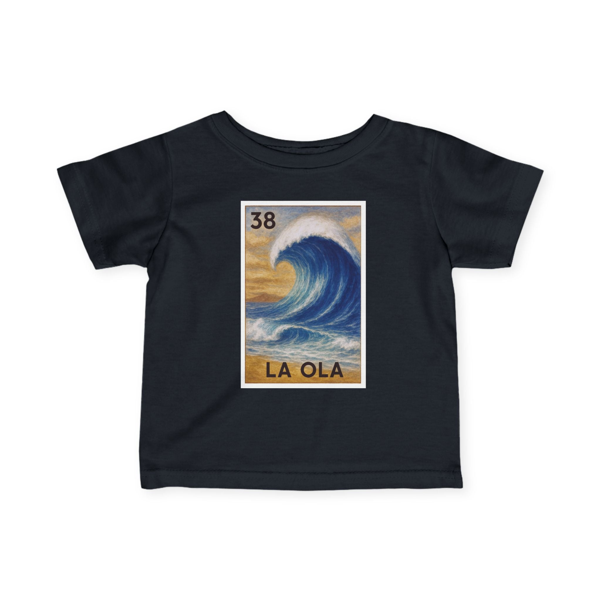 Wave Lotería infant cotton t-shirt image 3