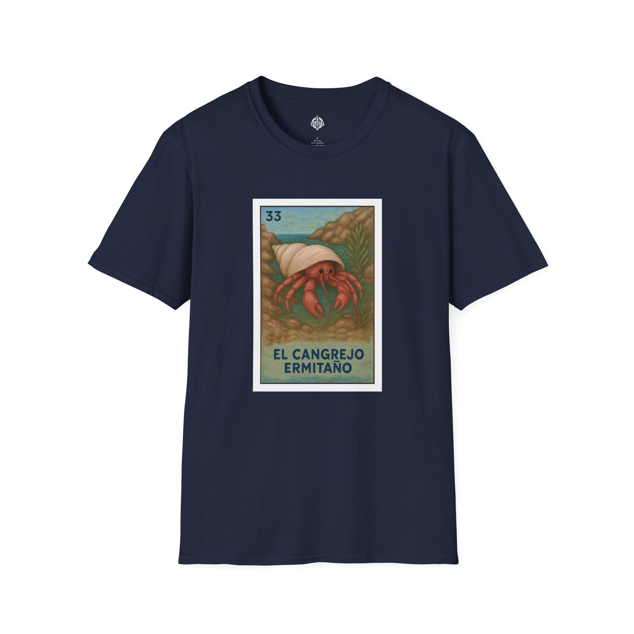 Hermit Crab Lotería cotton t-shirt image 1