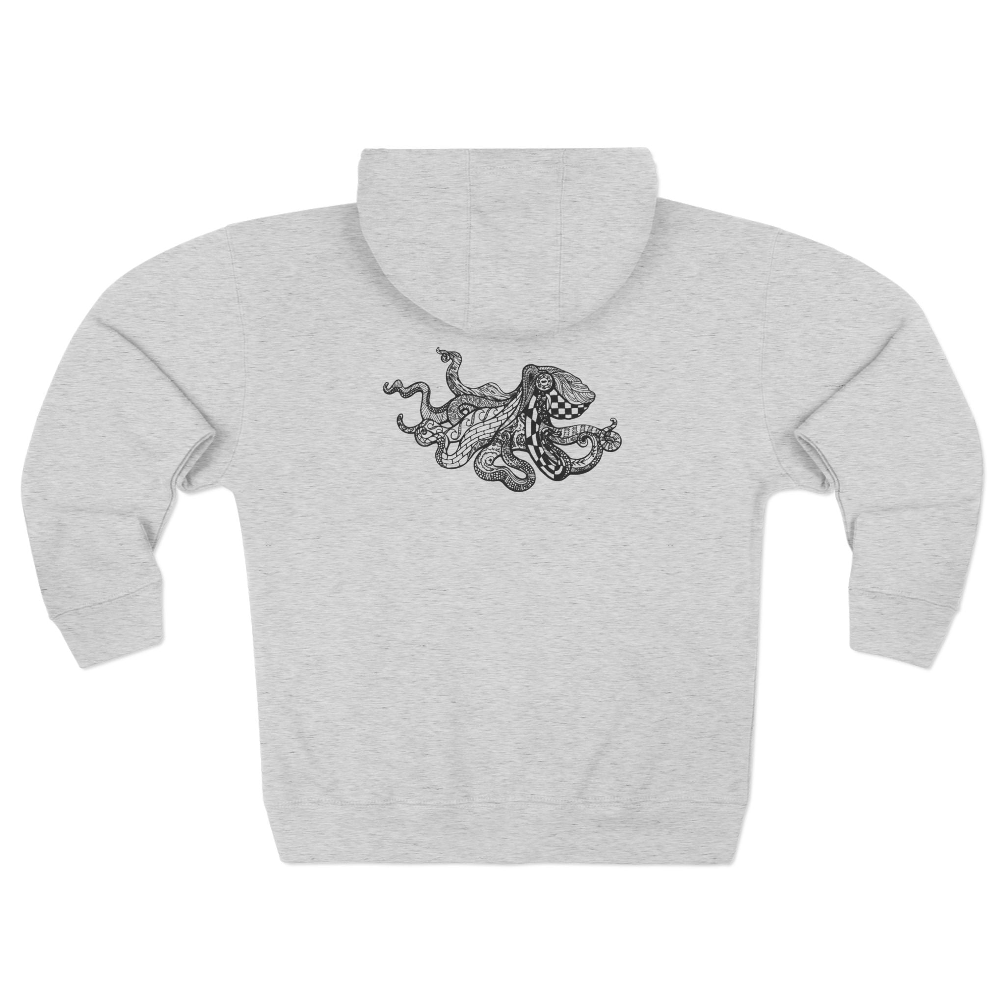 Ventangle Octopus zip fleece hoodie image 7