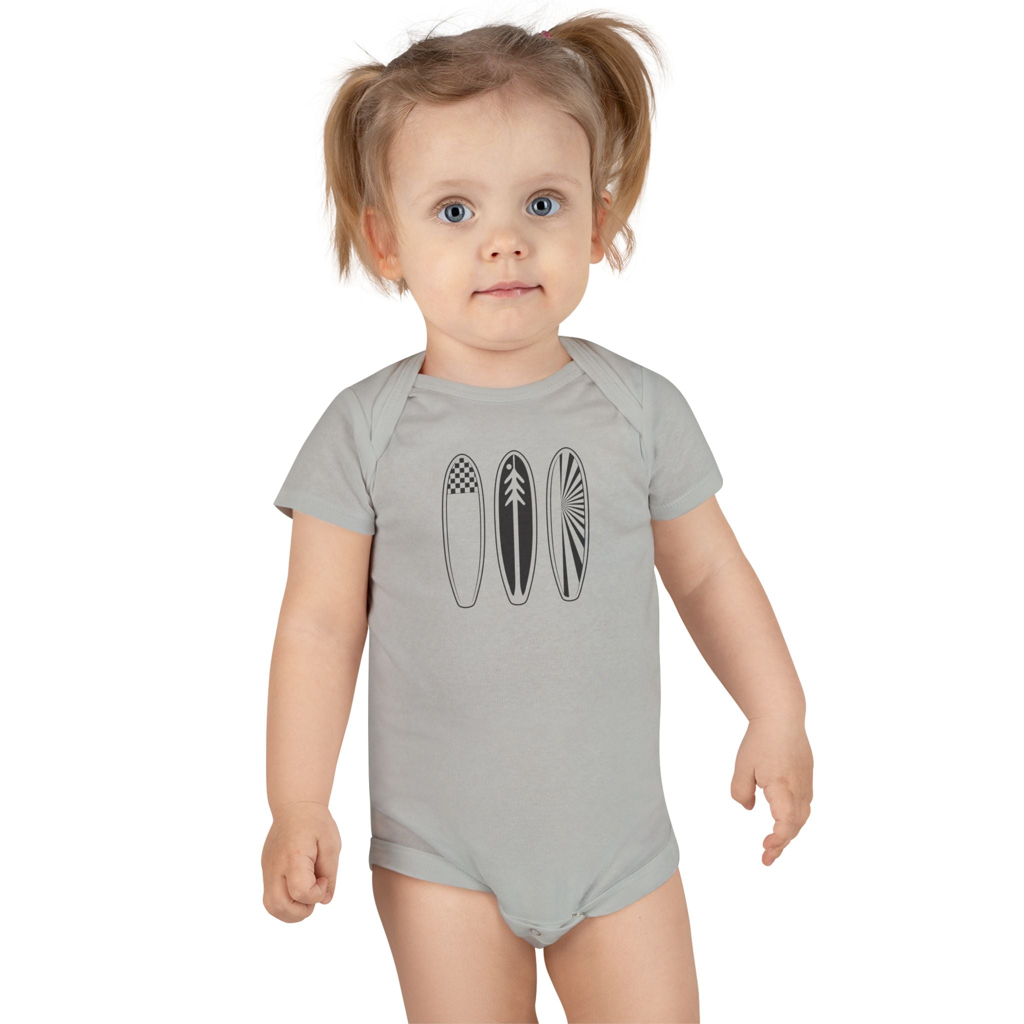 Ventana Three Board baby cotton onesie image 10