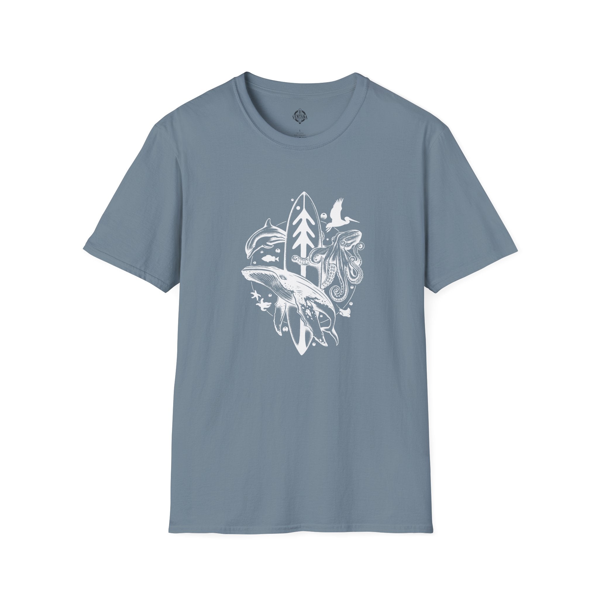 Ventana Monterey Bay by Thiago Bianchini cotton t-shirt image 10