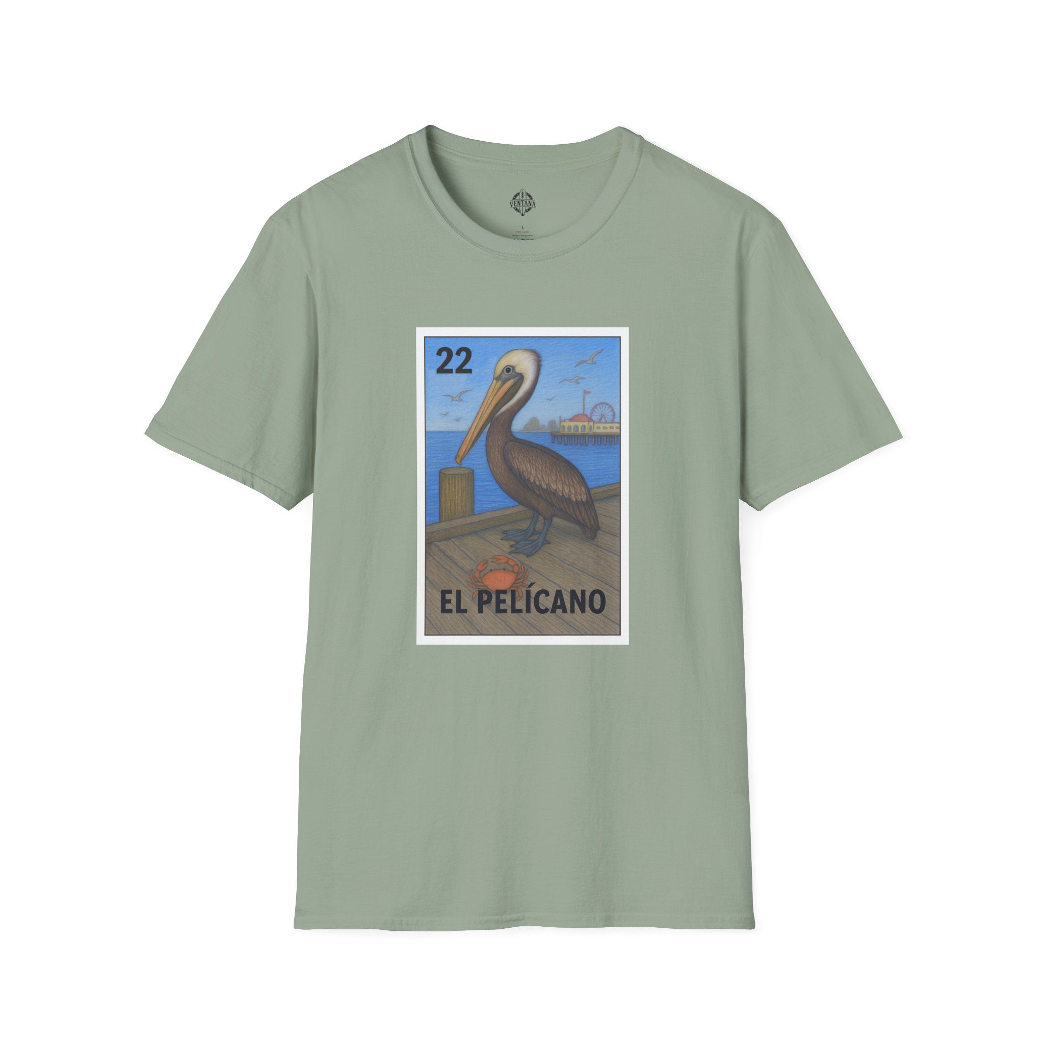 Pelican Lotería cotton t-shirt image 9