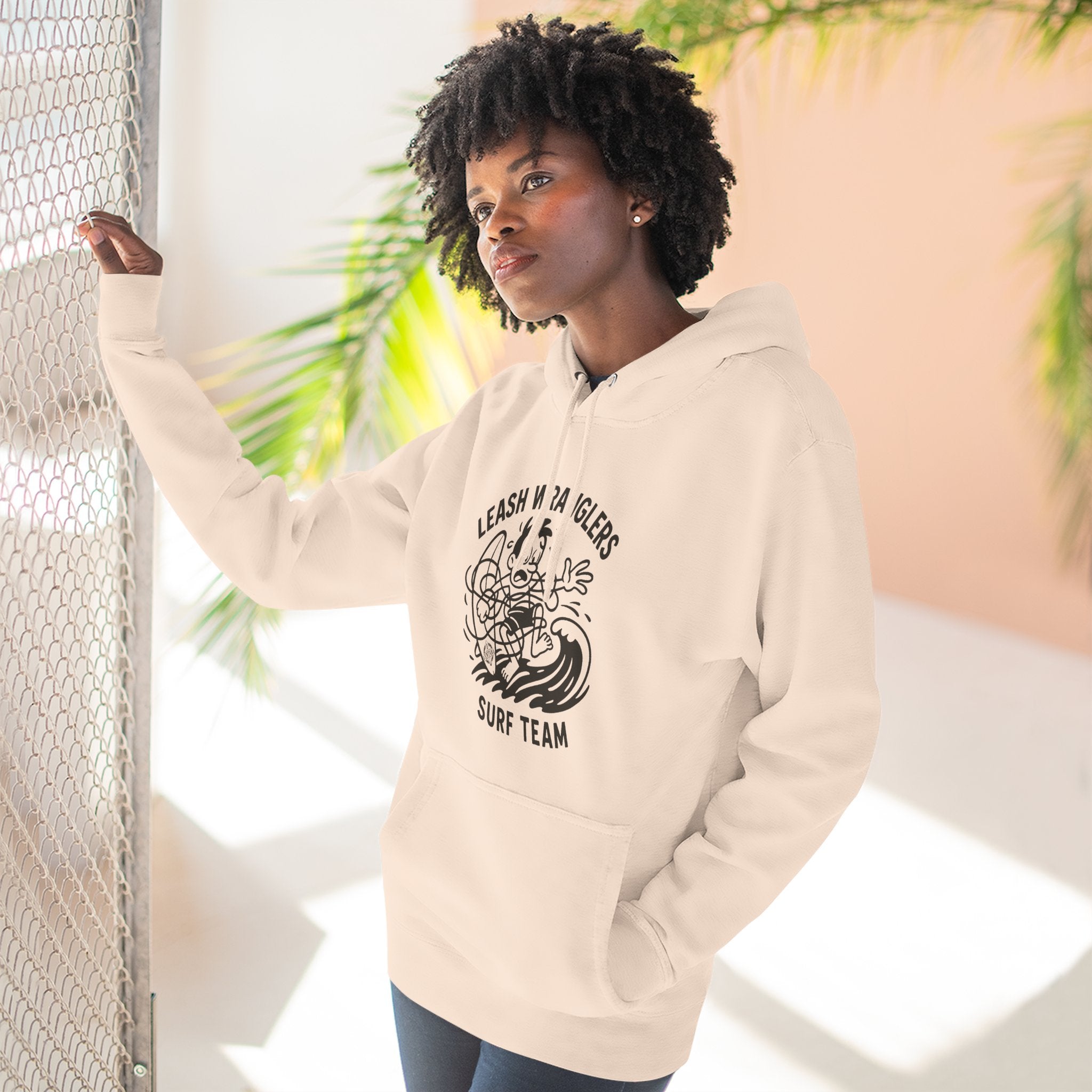 Leash Wranglers Surf Team Fleece Hoodie