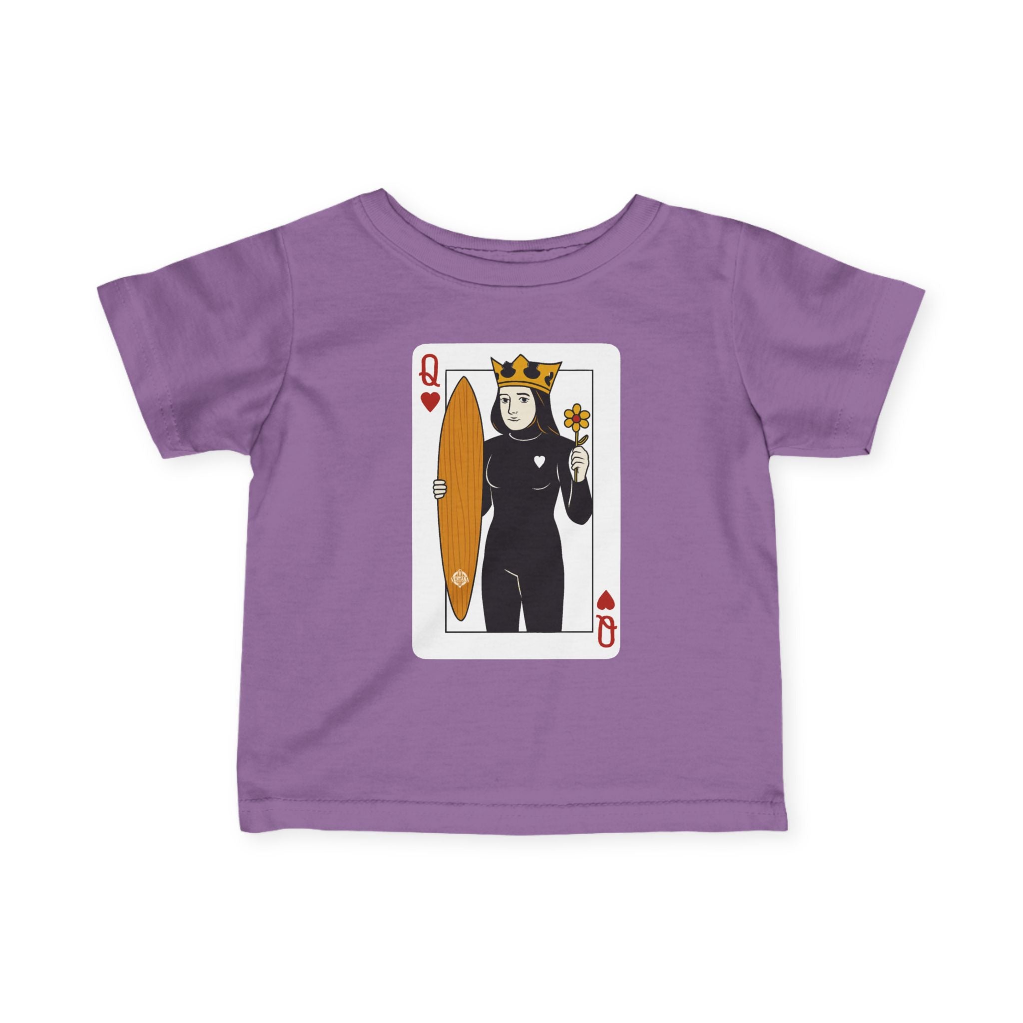 Queen of Hearts Surfer infant cotton t-shirt product image 14