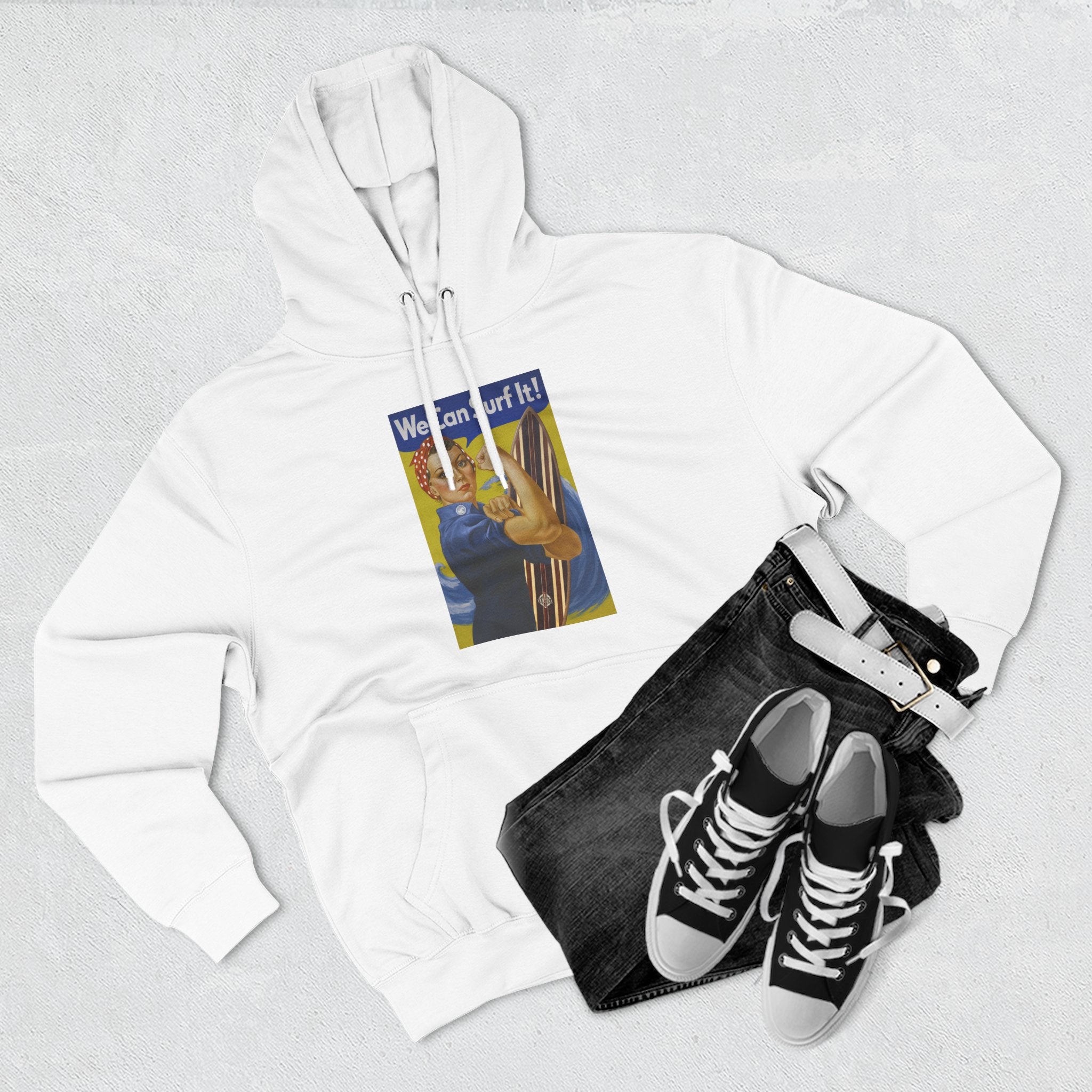 Rosie the Surfer fleece hoodie image 12
