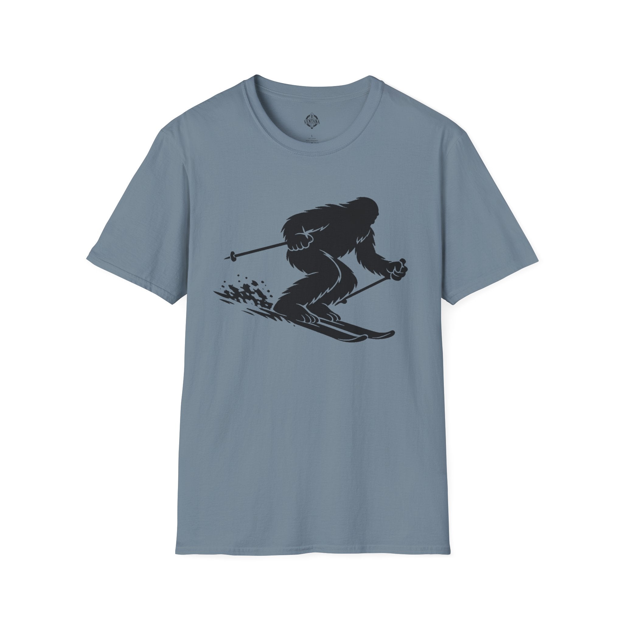 Ventana Shreddy Yeti Ski Unisex - U.S. Cotton T-Shirt