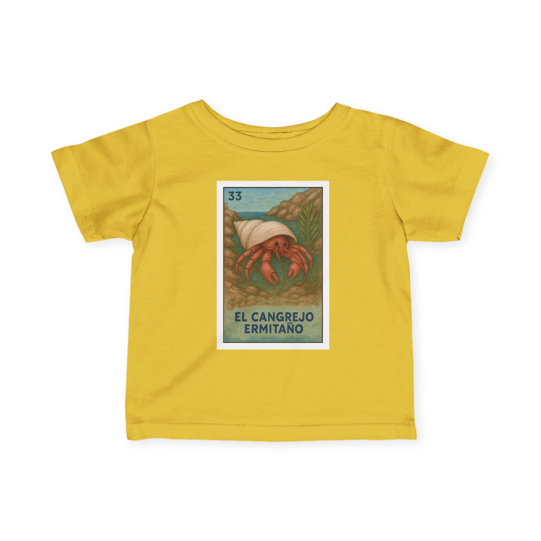 Hermit Crab Lotería infant cotton t-shirt image 7