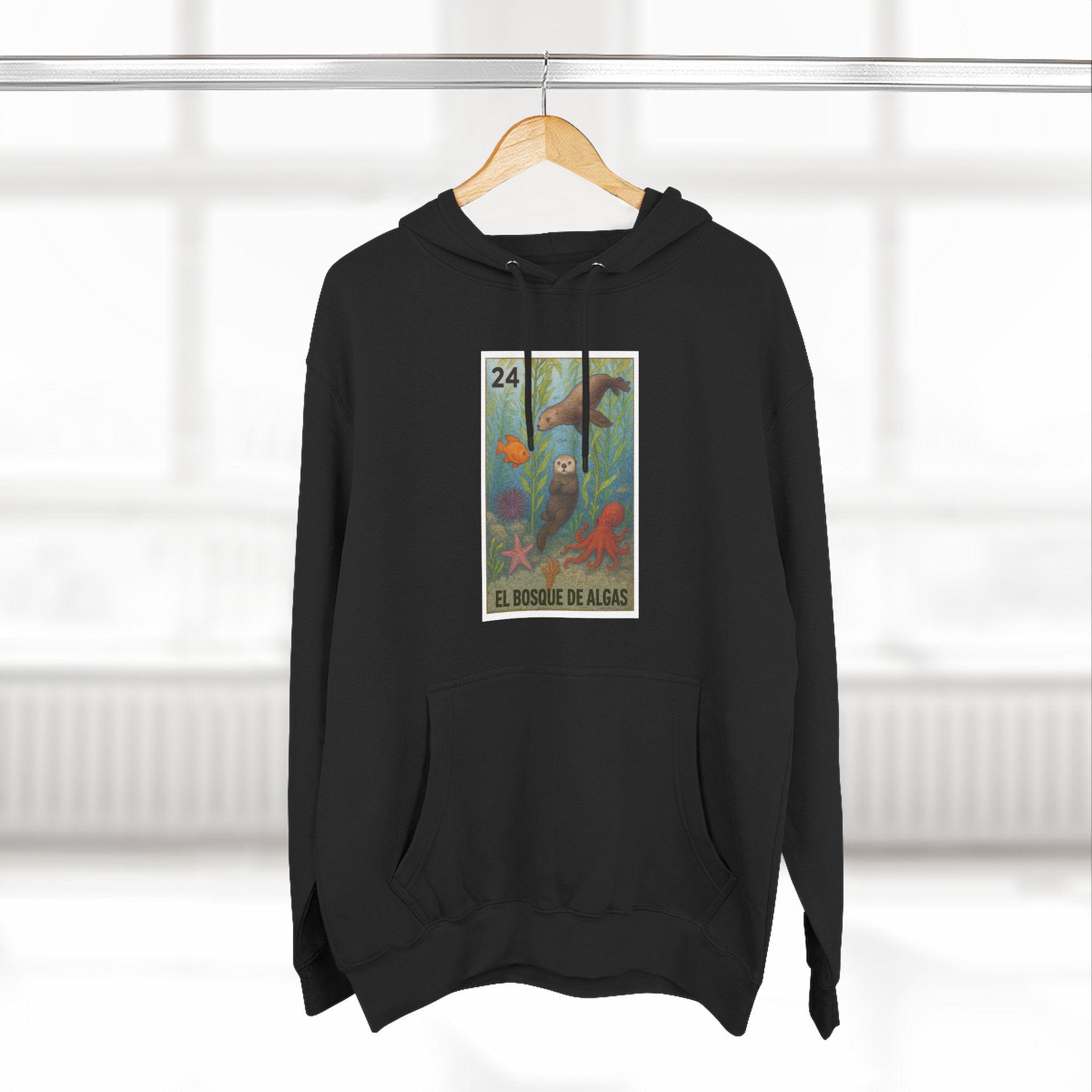 Kelp Forest Lotería Fleece Hoodie