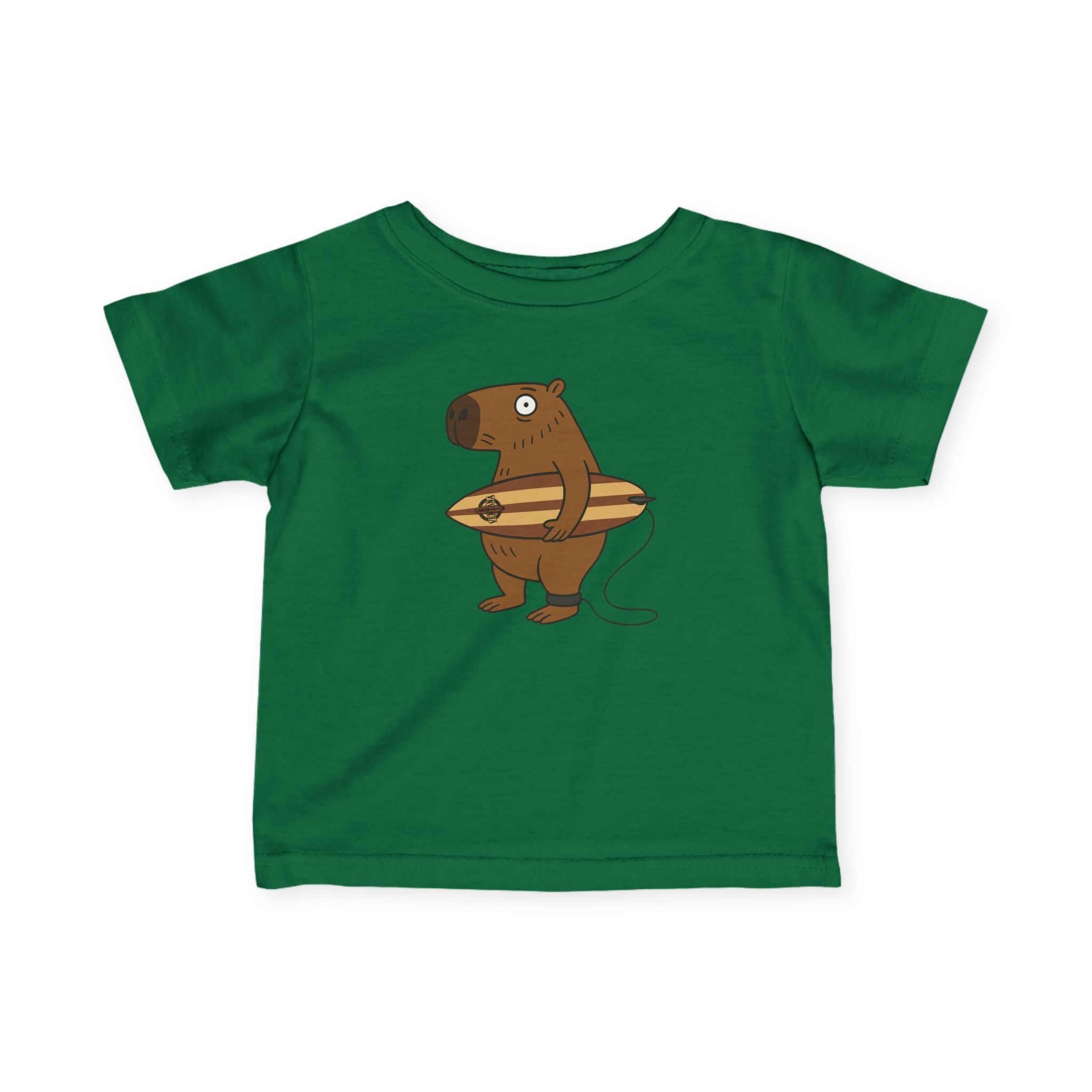Capybara Surfer - Infant 100% Cotton T-Shirt