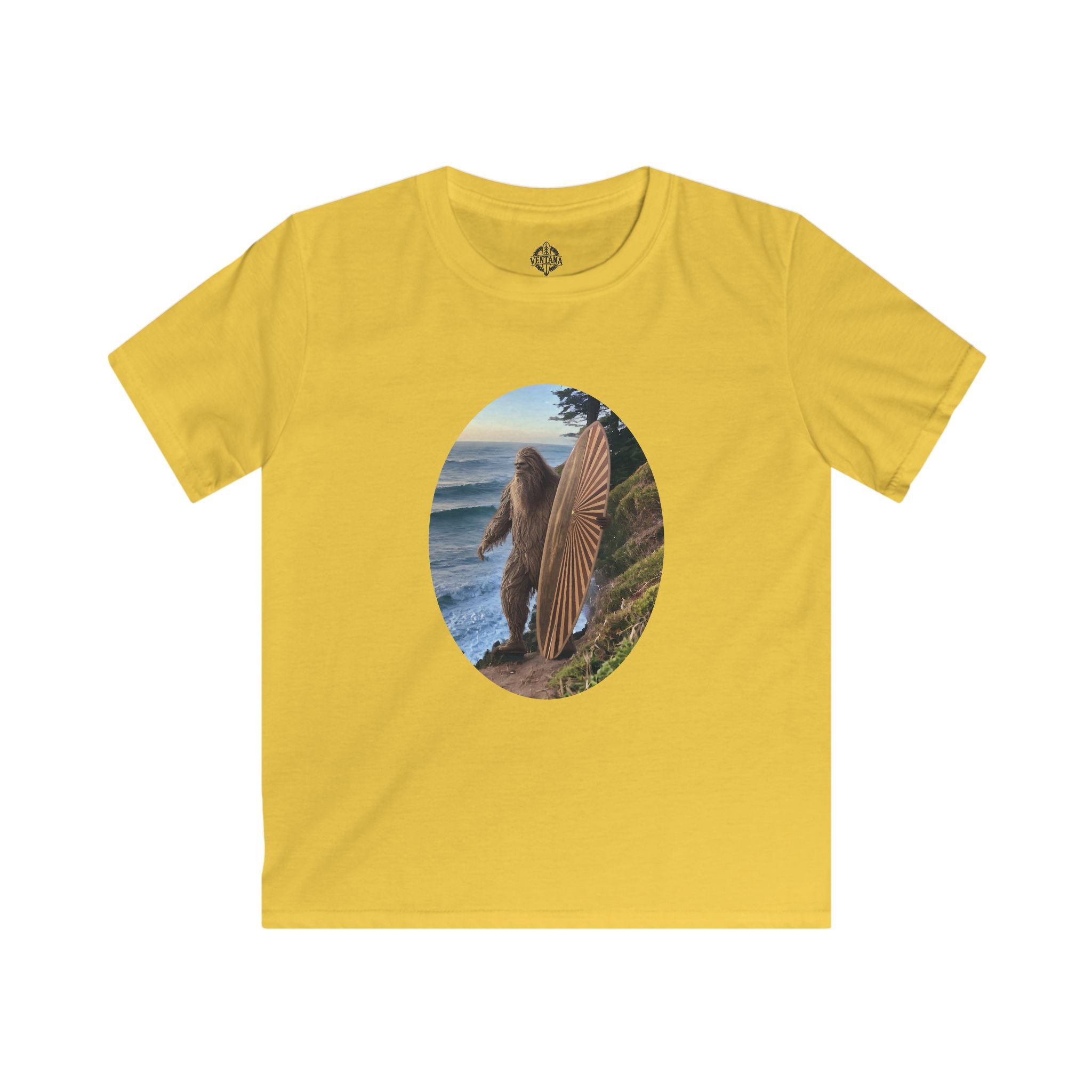 Ventana Real Surfsquatch kids soft style t-shirt image 7