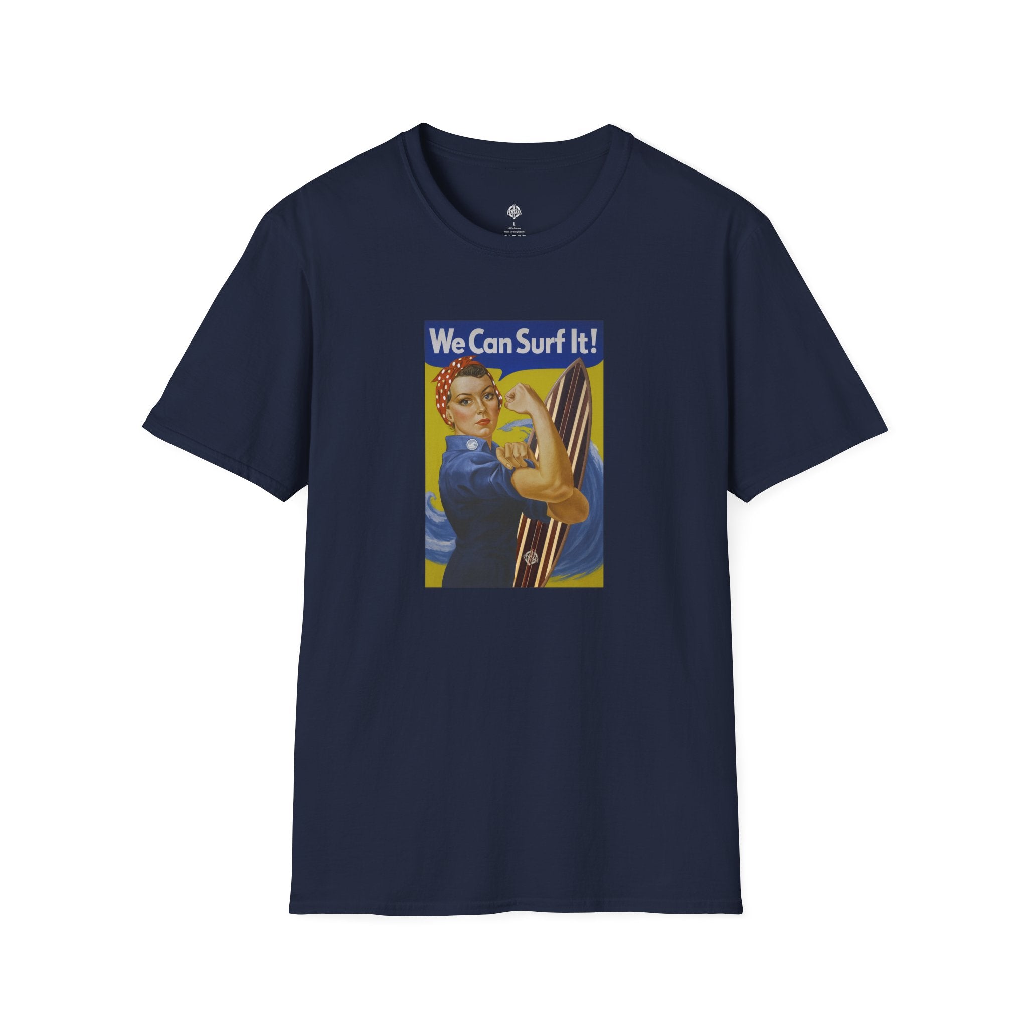 Rosie the Surfer cotton t-shirt image 1