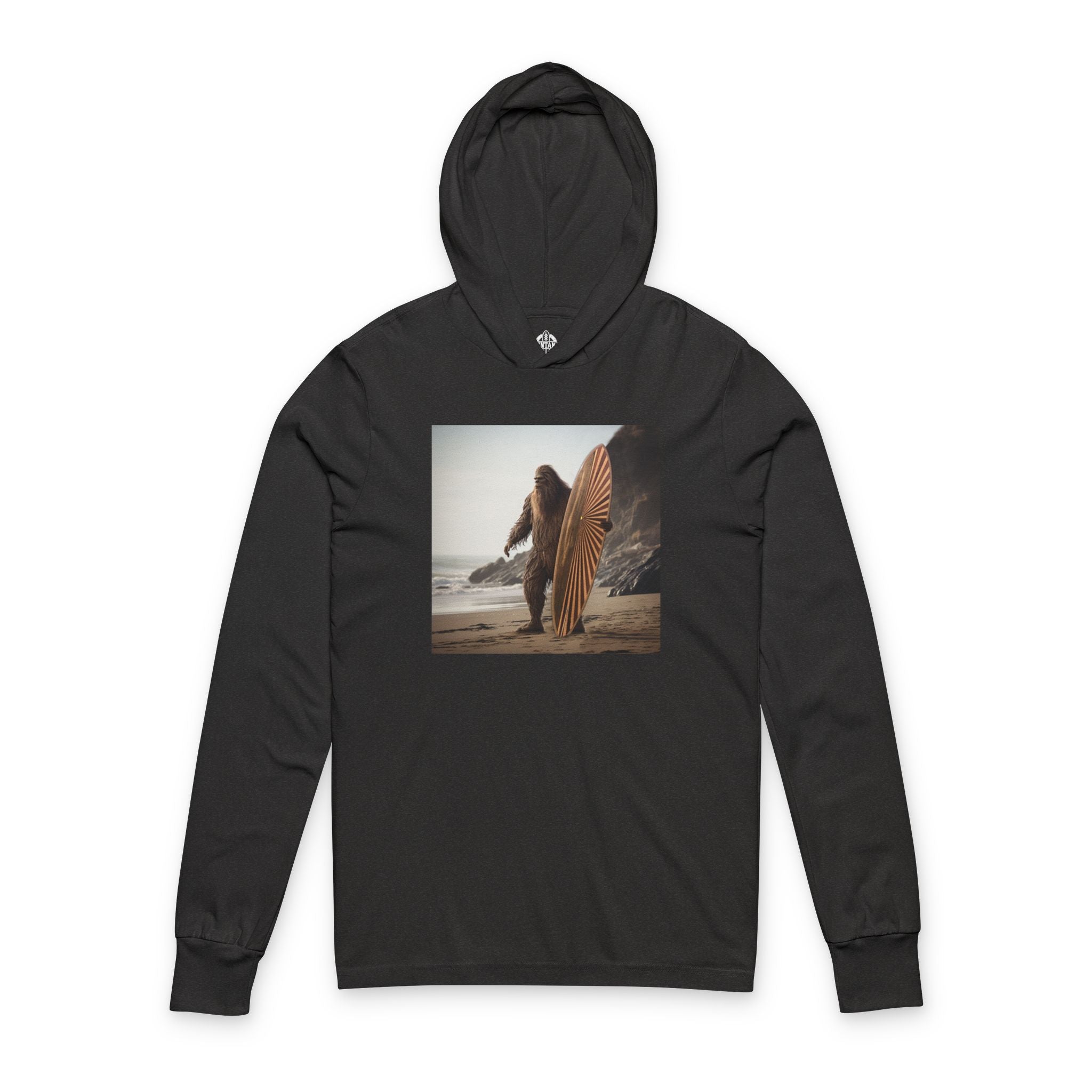 Ventana Real Surfsquatch cotton hooded long sleeve t-shirt image 5