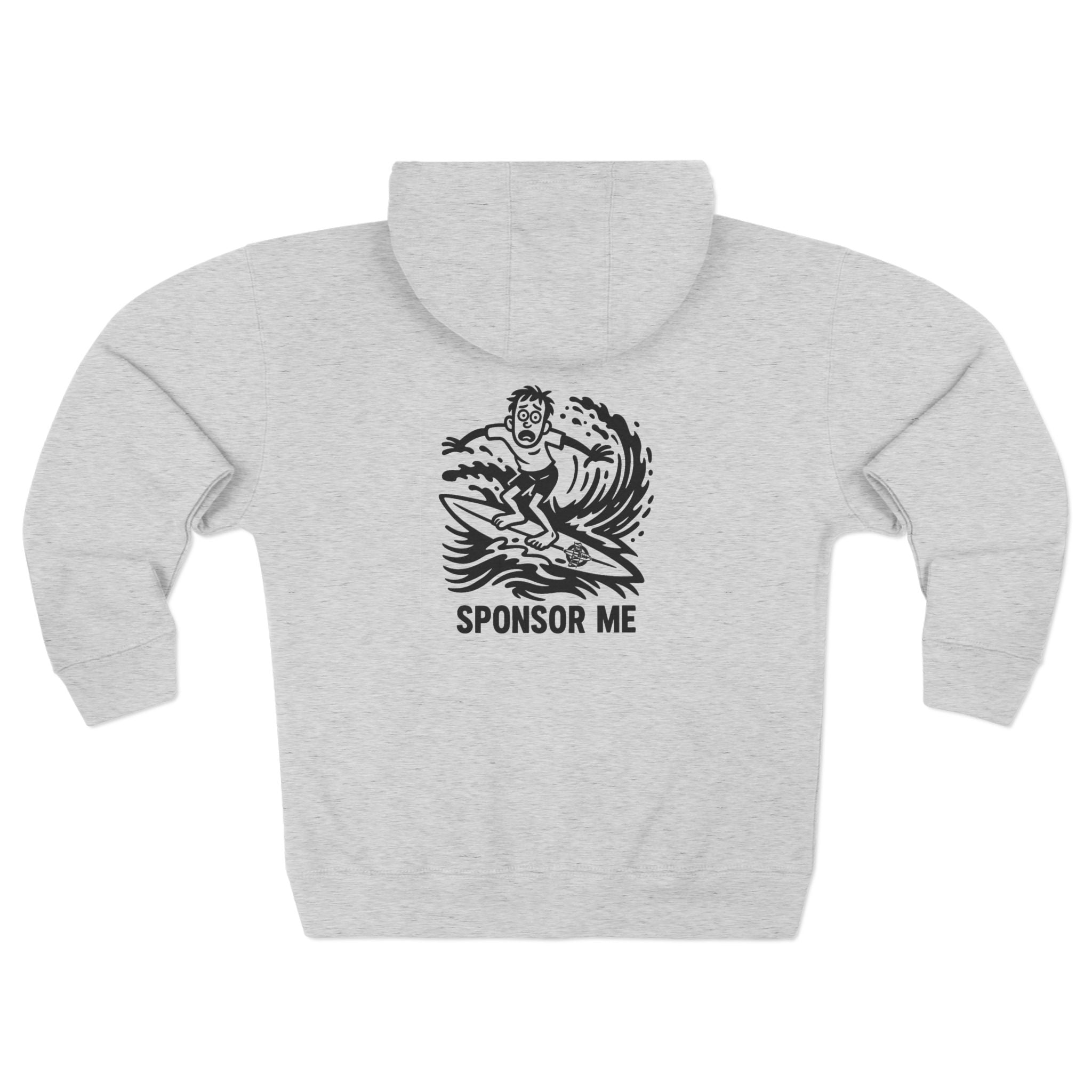 Sponsor Me Unisex - Zip Cotton Blend Fleece Hoodie