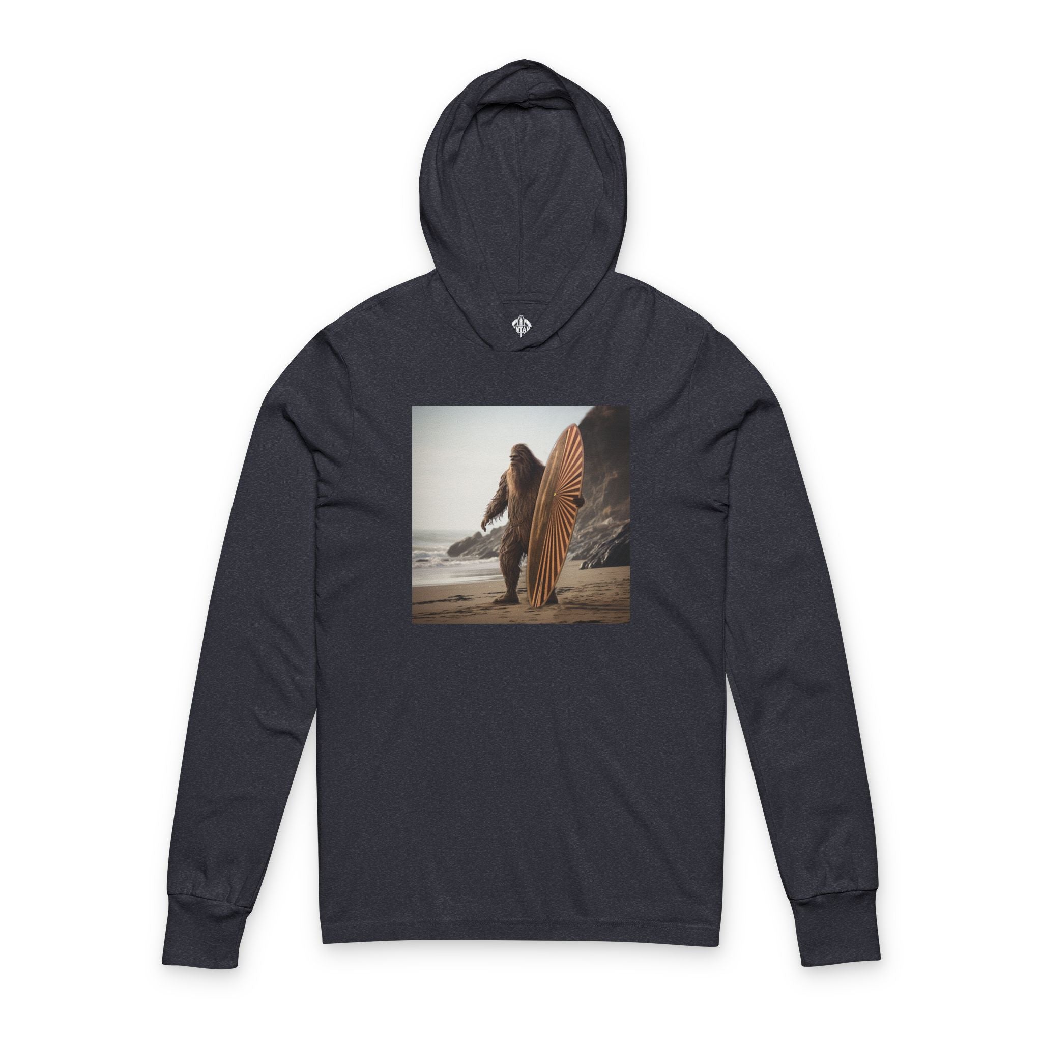 Ventana Real Surfsquatch cotton hooded long sleeve t-shirt image 1