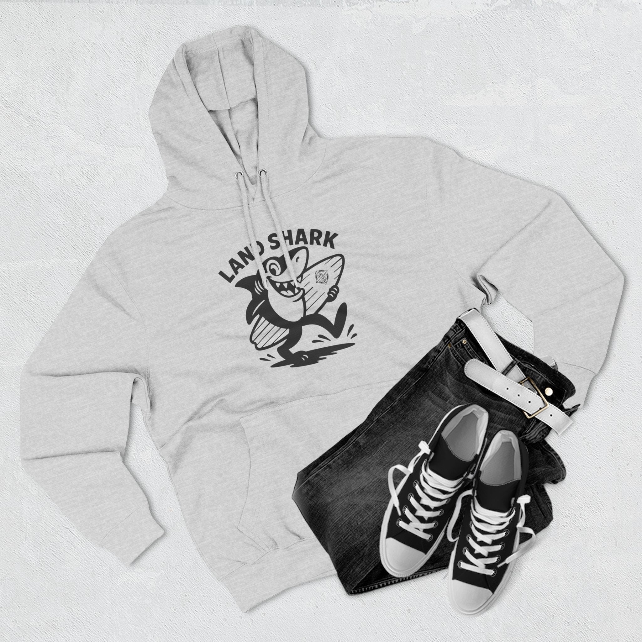 Land Shark fleece hoodie image 18