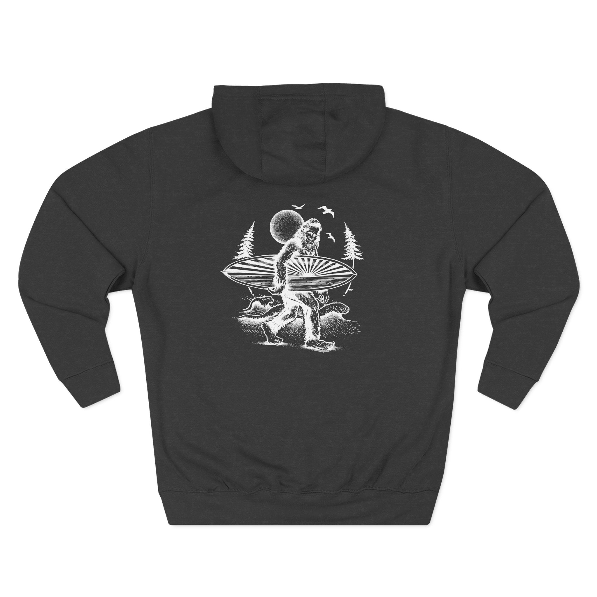 Ventana Surfsquatch by Thiago Bianchini fleece hoodie image 3