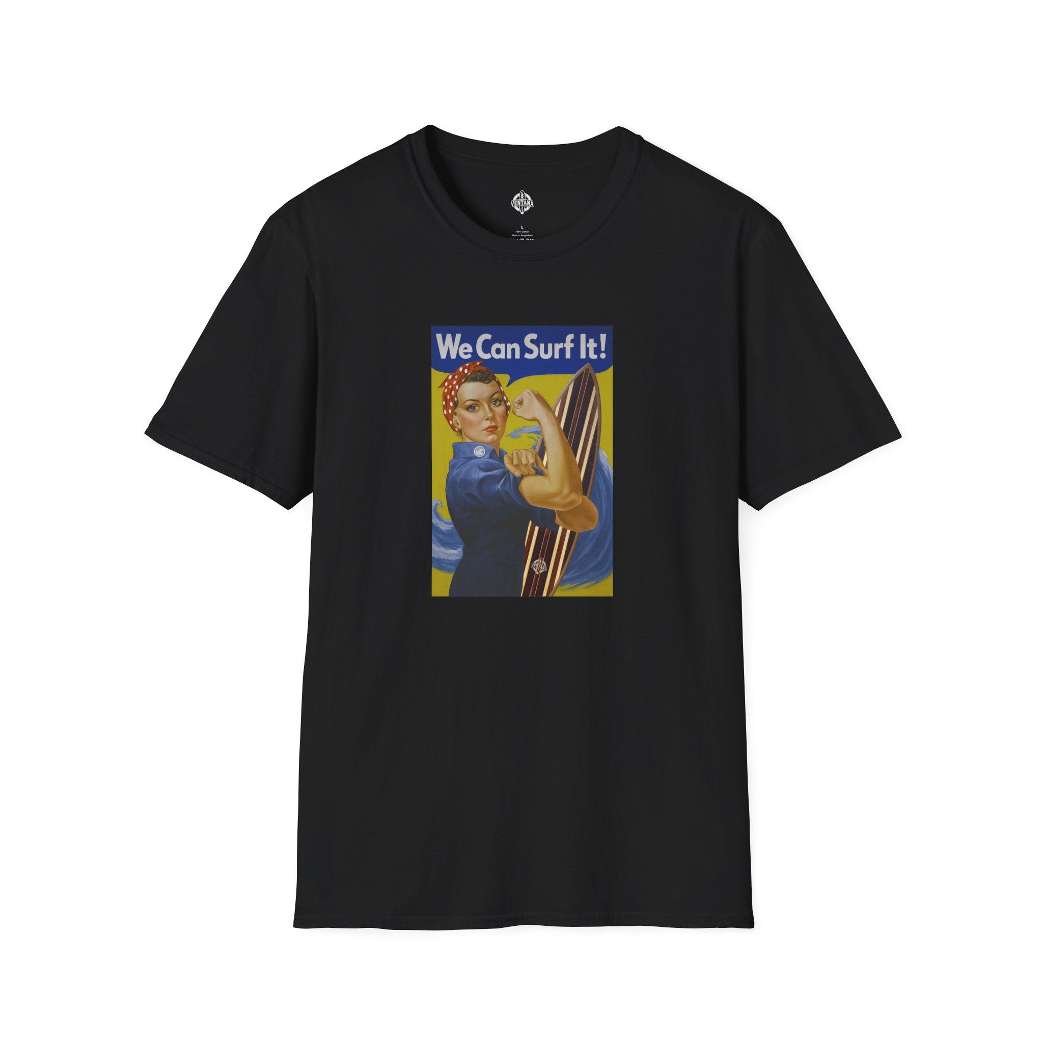 Rosie the Surfer cotton t-shirt image 4